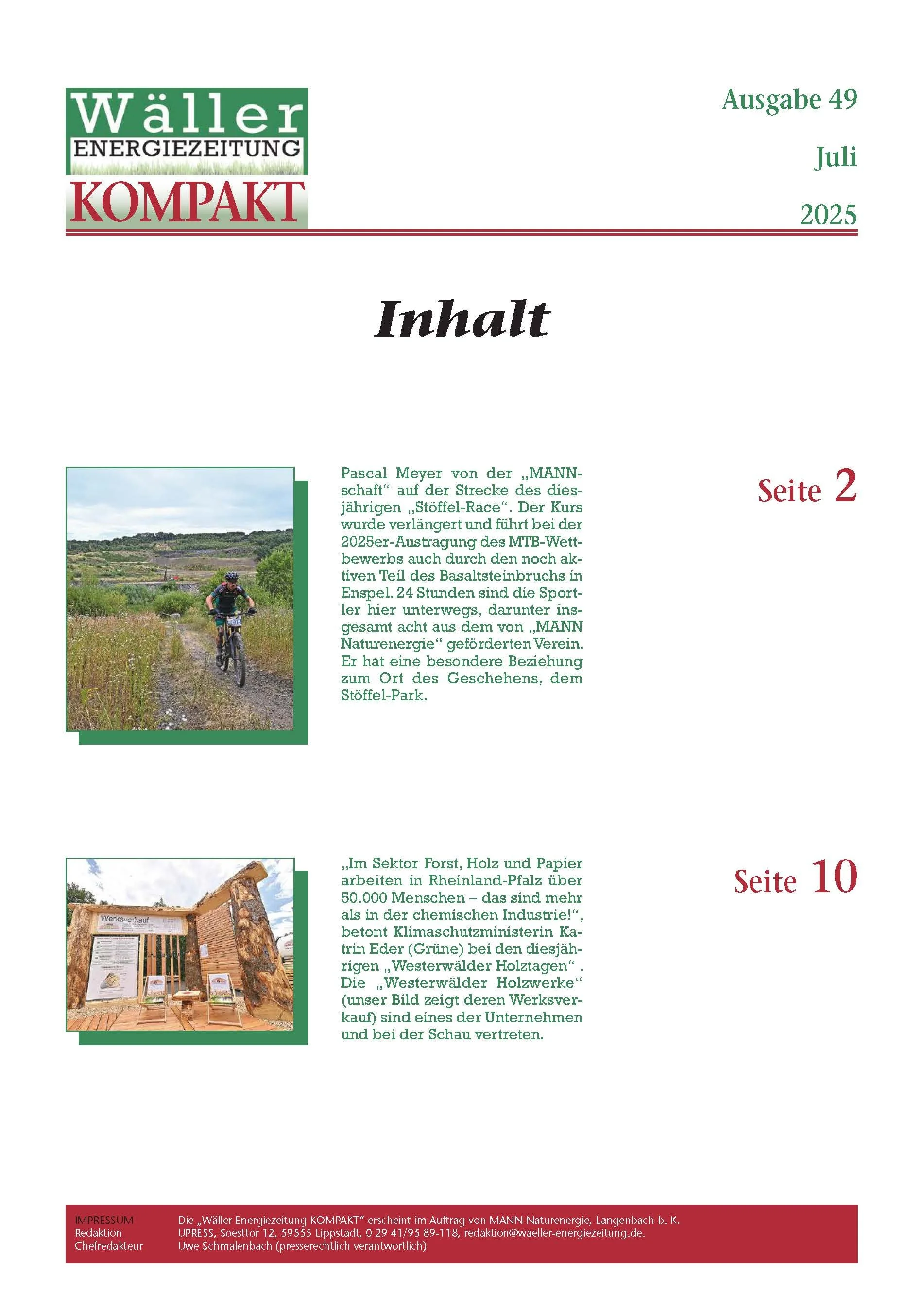 Wäller KOMPAKT - Ausgabe 49