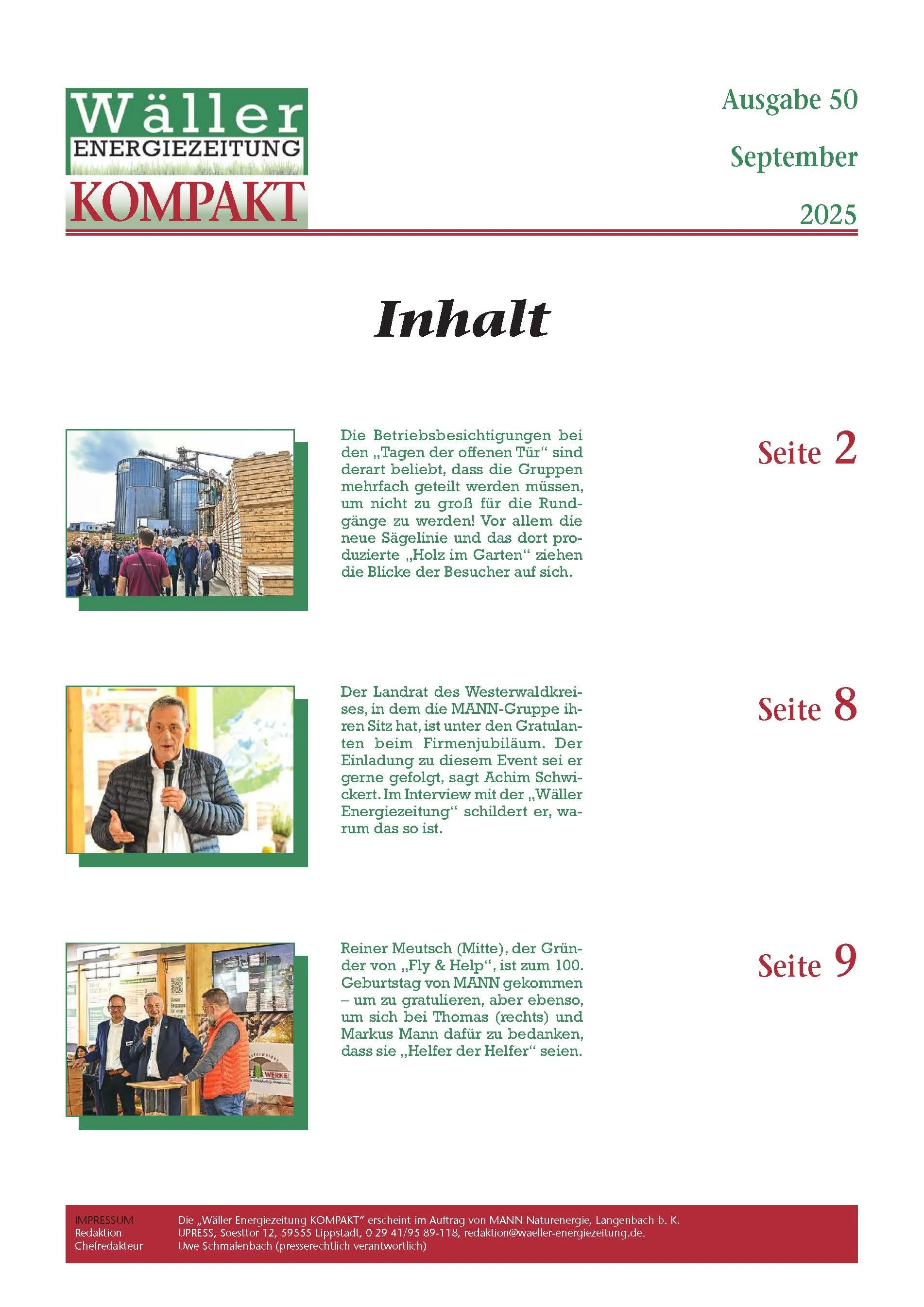 Wäller KOMPAKT - Ausgabe 50