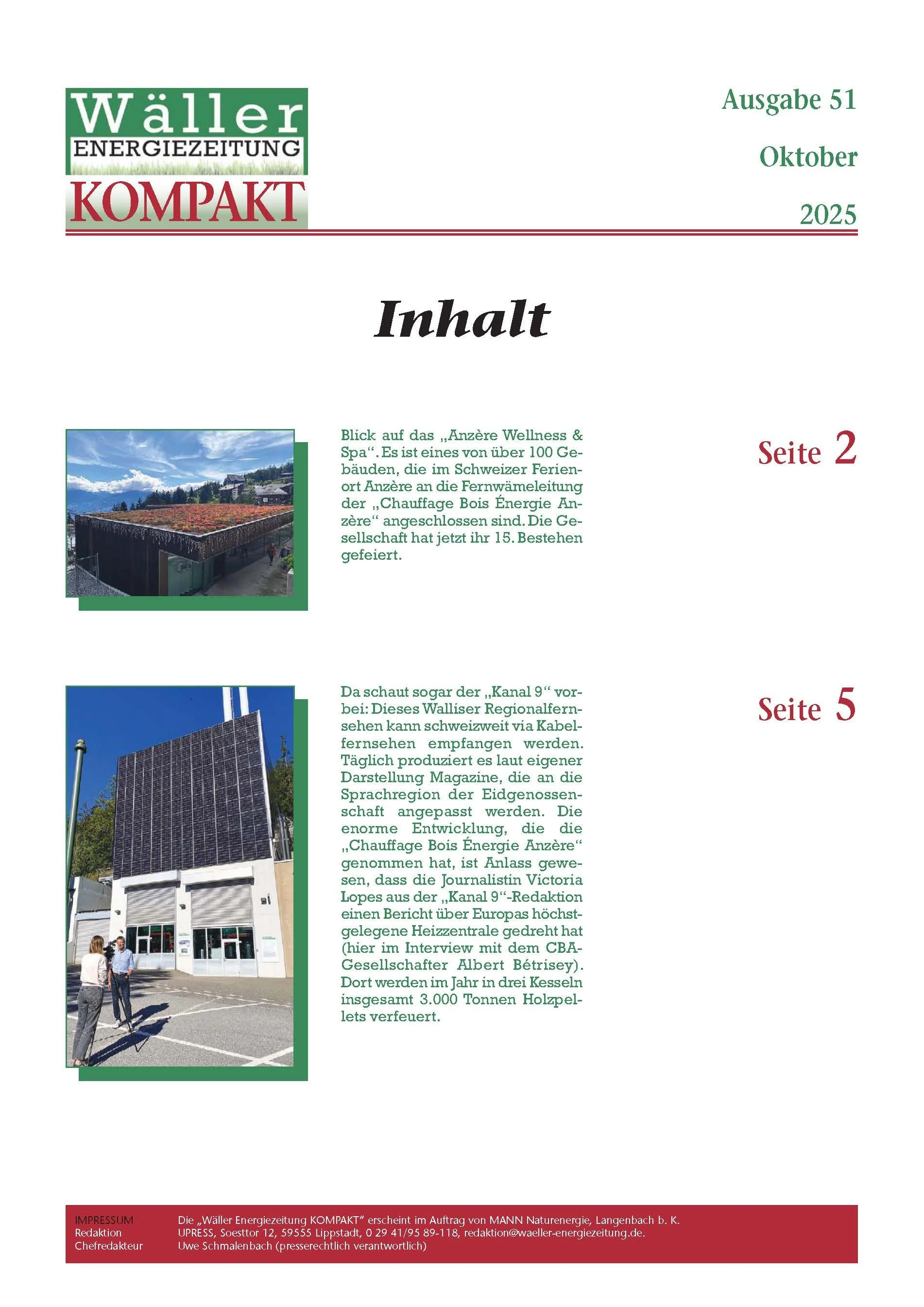 Wäller KOMPAKT - Ausgabe 51