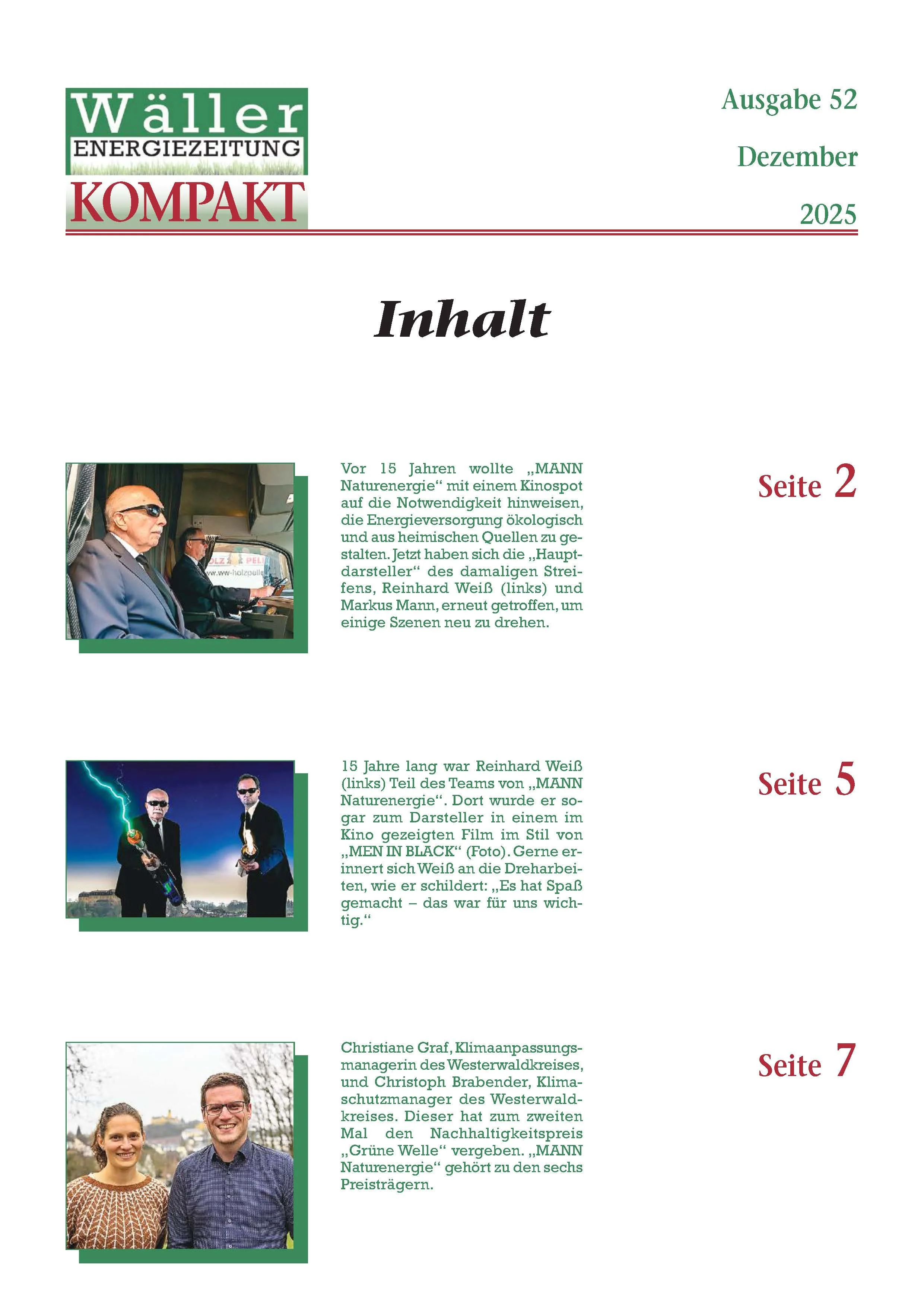 Wäller KOMPAKT - Ausgabe 52