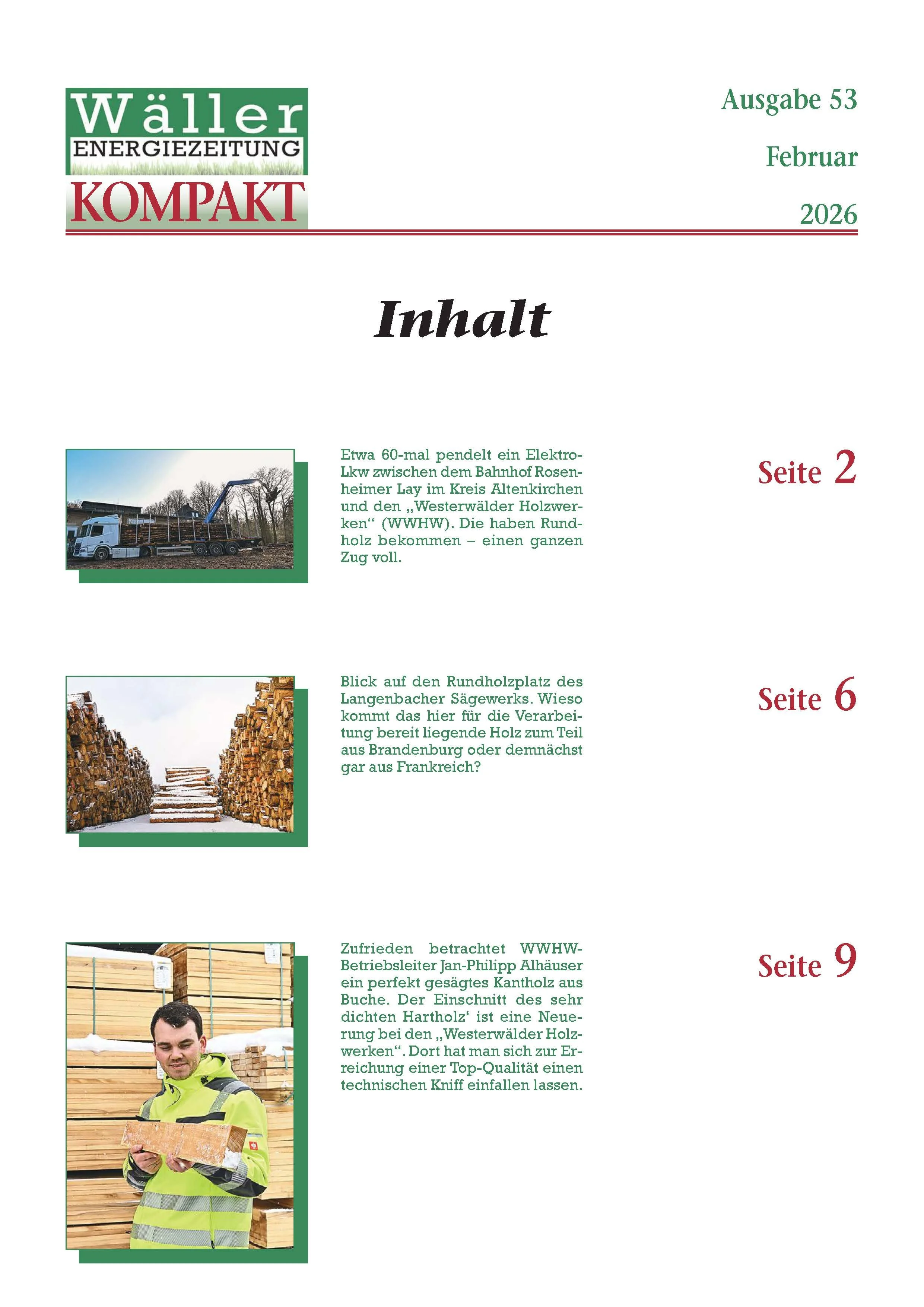 Wäller KOMPAKT - Ausgabe 53