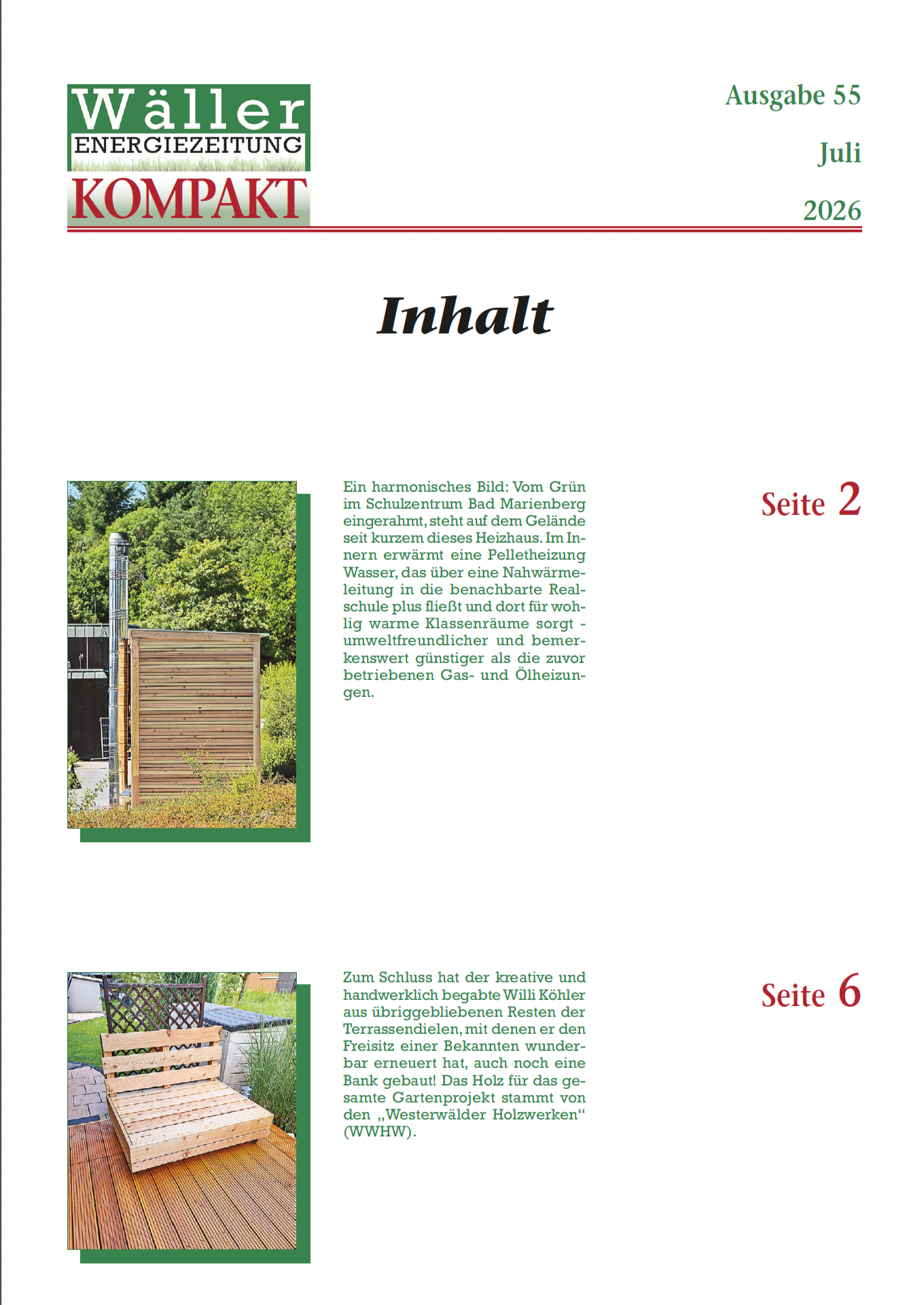 Wäller KOMPAKT - Ausgabe 55