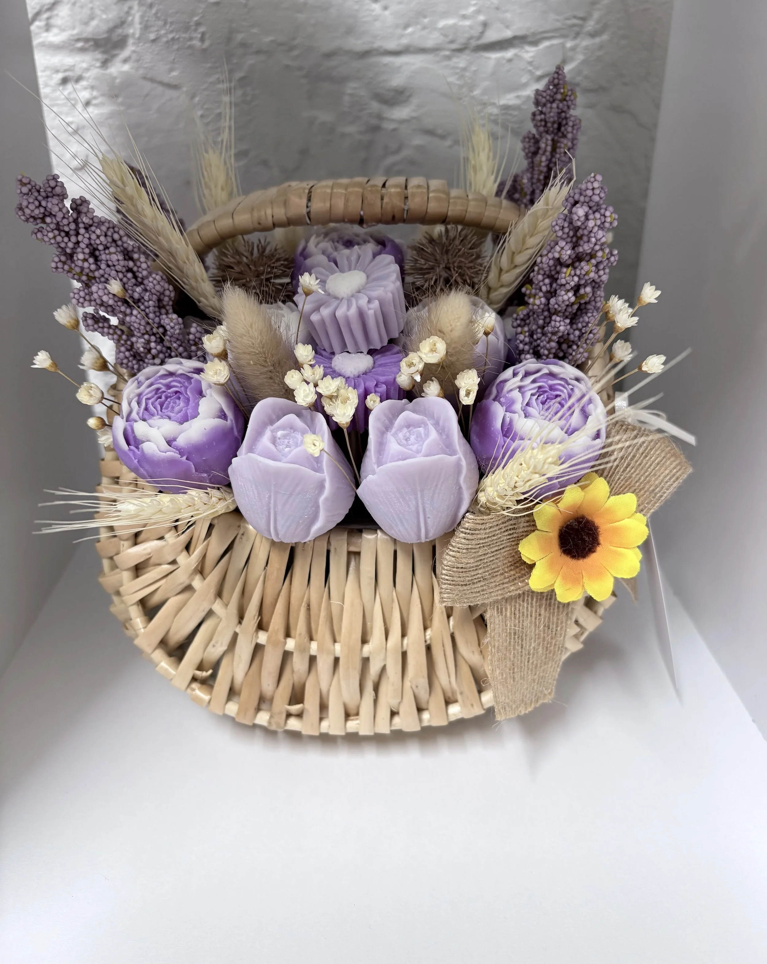 Wax Melt Bouquet Basket