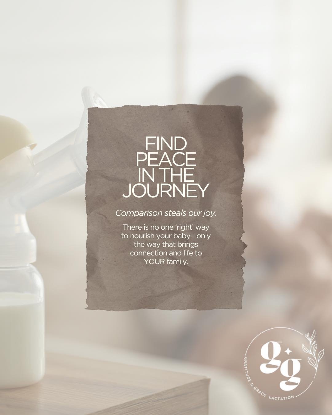 ✨Milk Supply + Motivation Monday✨

Comparison steals our peace and joy&mdash;the things your feeding journey needs most. 
Your body, your baby, your story&hellip; God designed them uniquely. 

There is no one &lsquo;right&rsquo; way&mdash;only the wa
