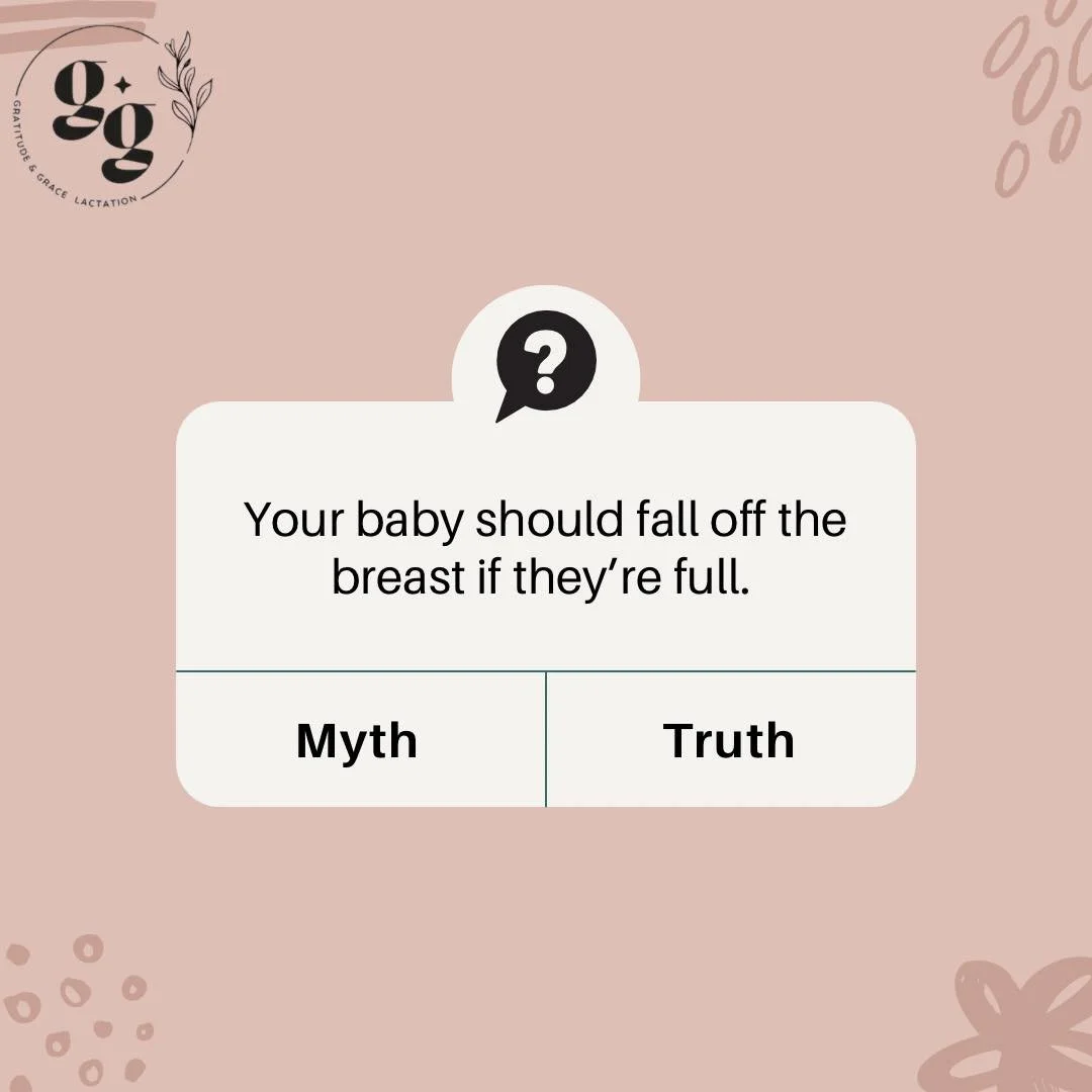 Let&rsquo;s clear up a big feeding myth real quick, mama&hellip;

Slowing down, relaxing hands, softer suck, turning the head&hellip; these are all your baby saying, &ldquo;I&rsquo;m good.&rdquo;
And crying? That&rsquo;s often a late cue, not the fir