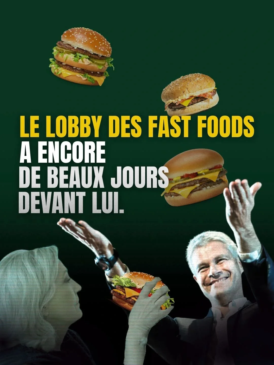 Le lobby des fast-foods a de bons alliés : mon amendement rejeté