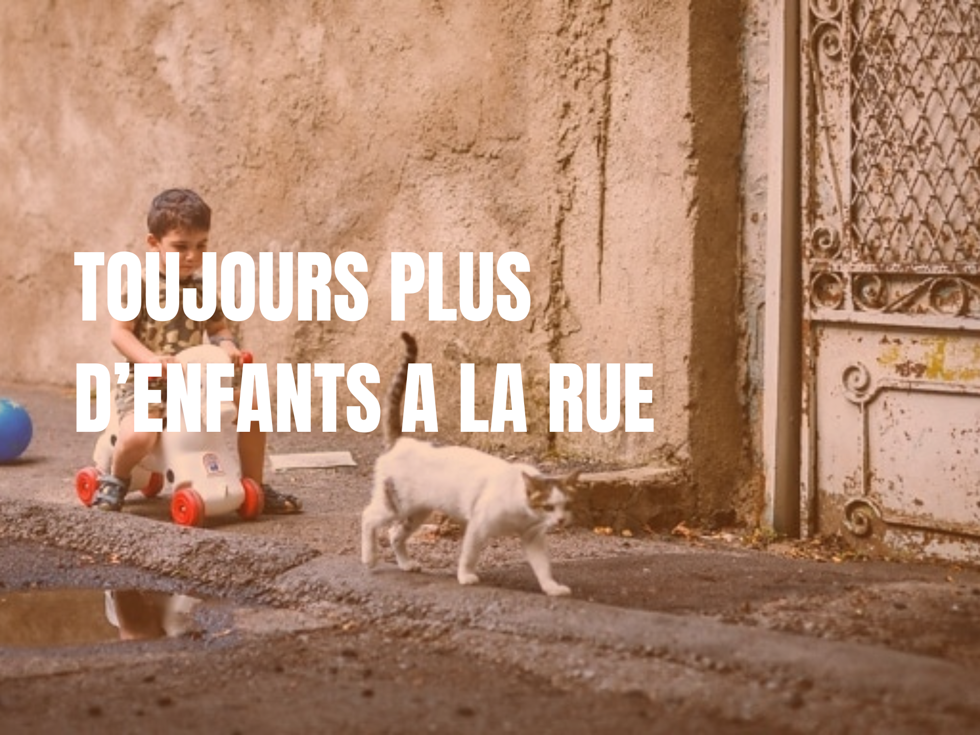 Toujours plus d’enfants à la rue 