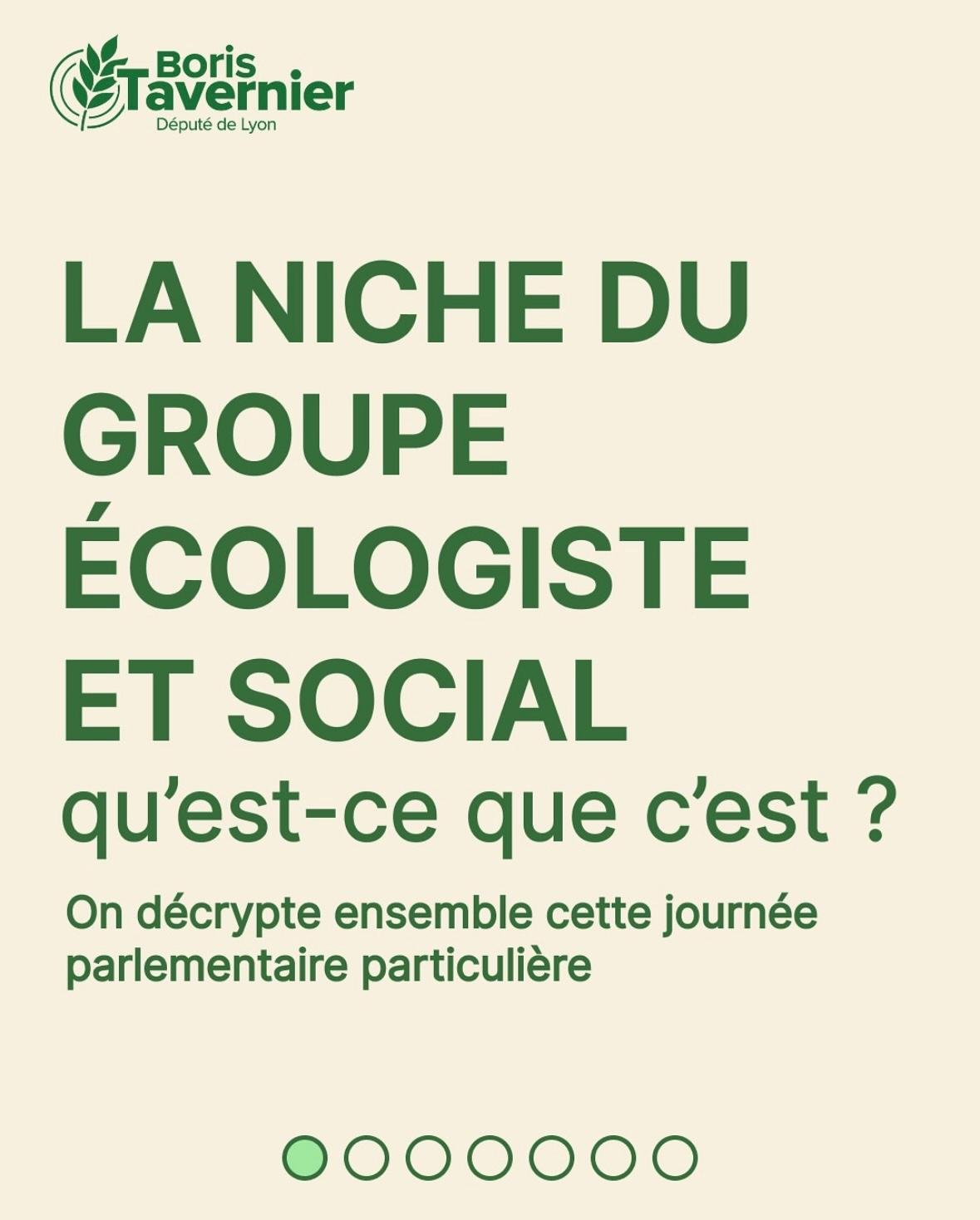 2 - C'est quoi, une niche parlementaire ?
