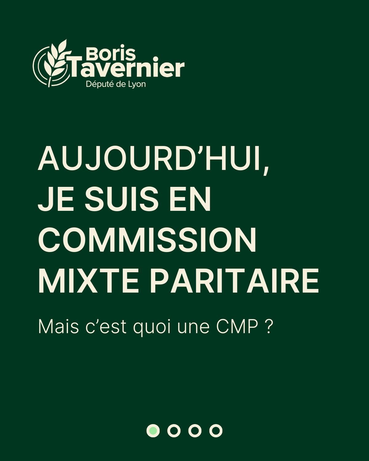 3 - C'est quoi une CMP (Commission Mixte Paritaire) ?