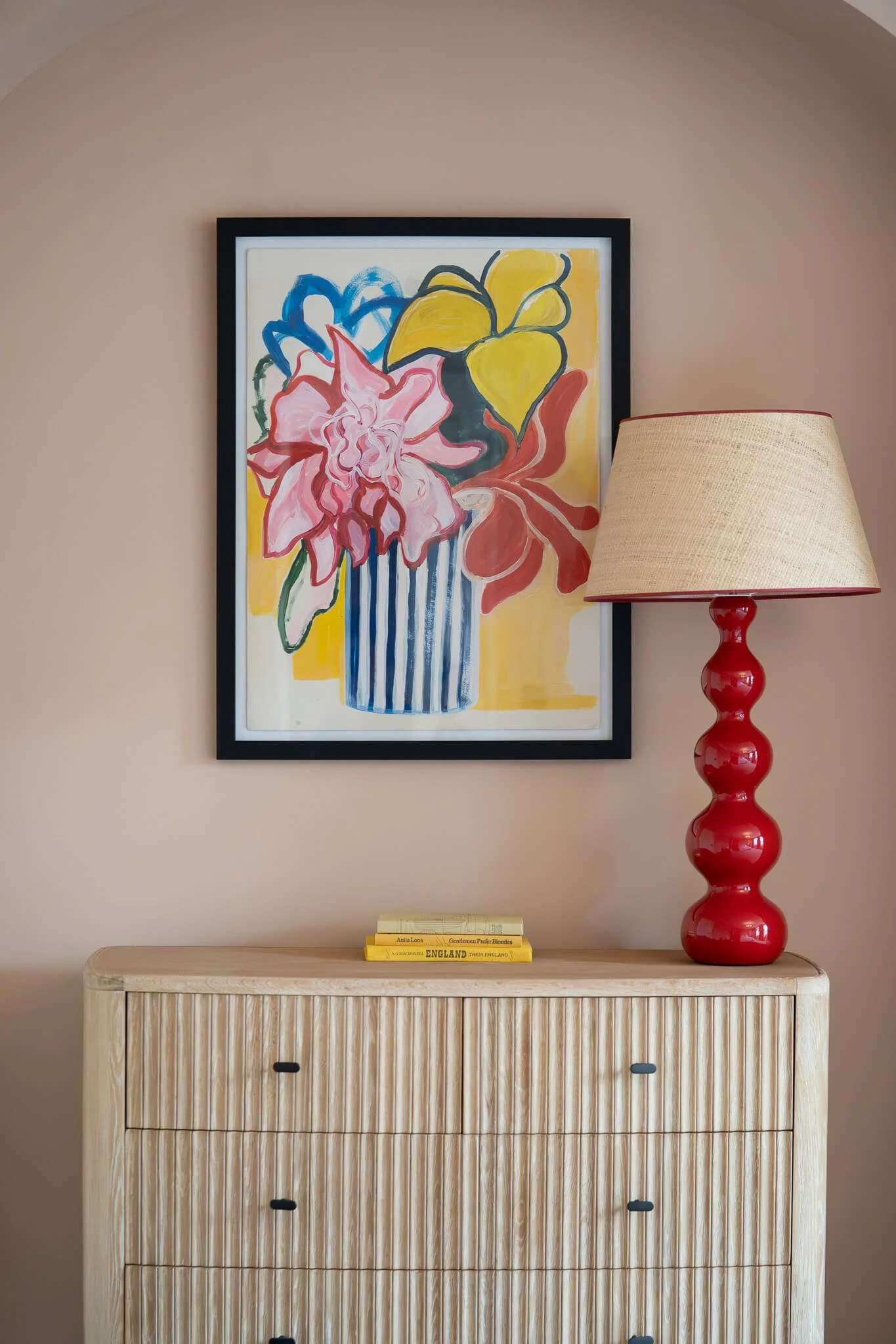 Artistic bedroom styling in Salt & Hay property, Chancery House, situated in Norfolk coastal town of Wells-next-the-Sea