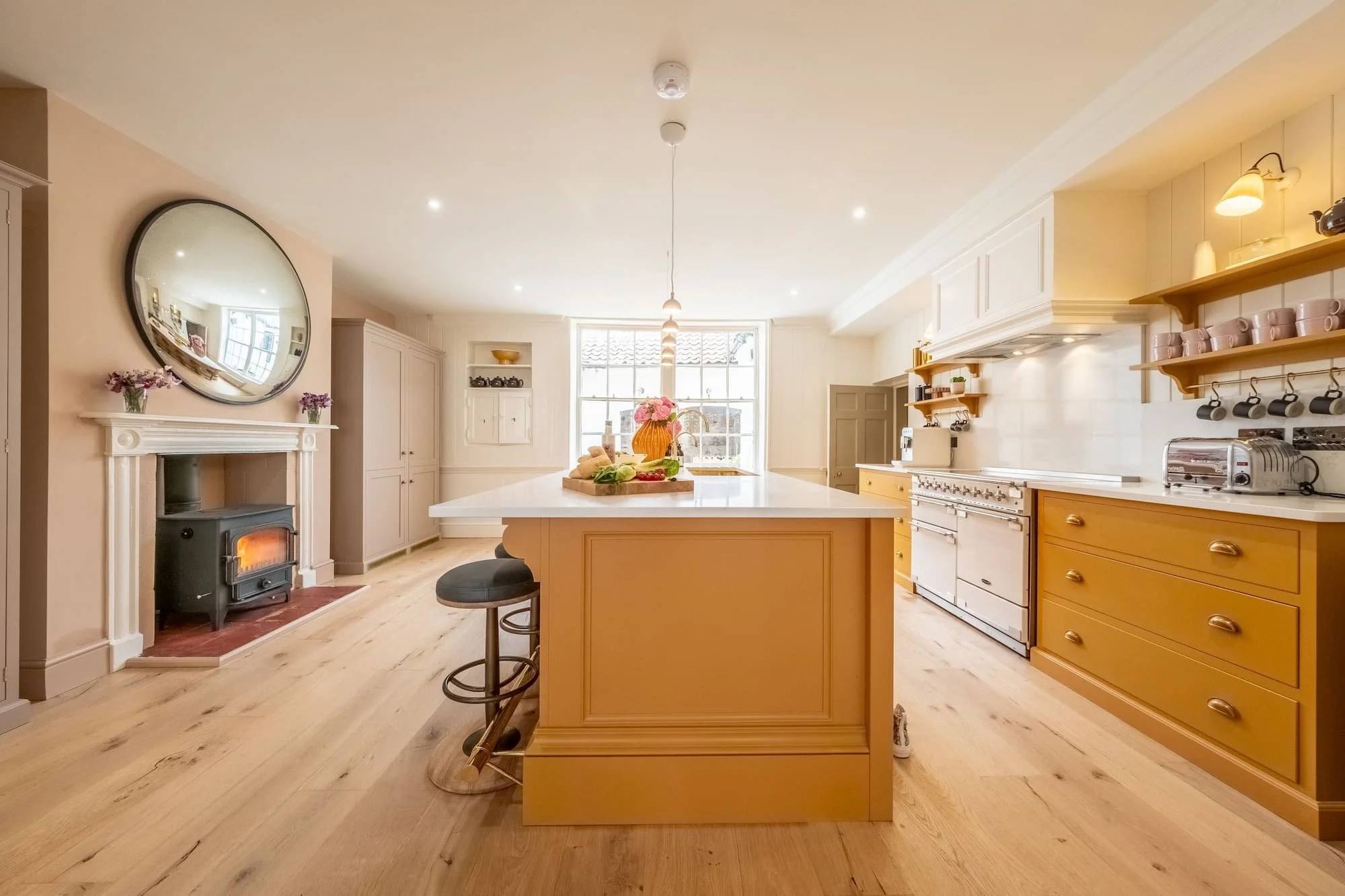Large family kitchen, in luxury Norfolk holiday home