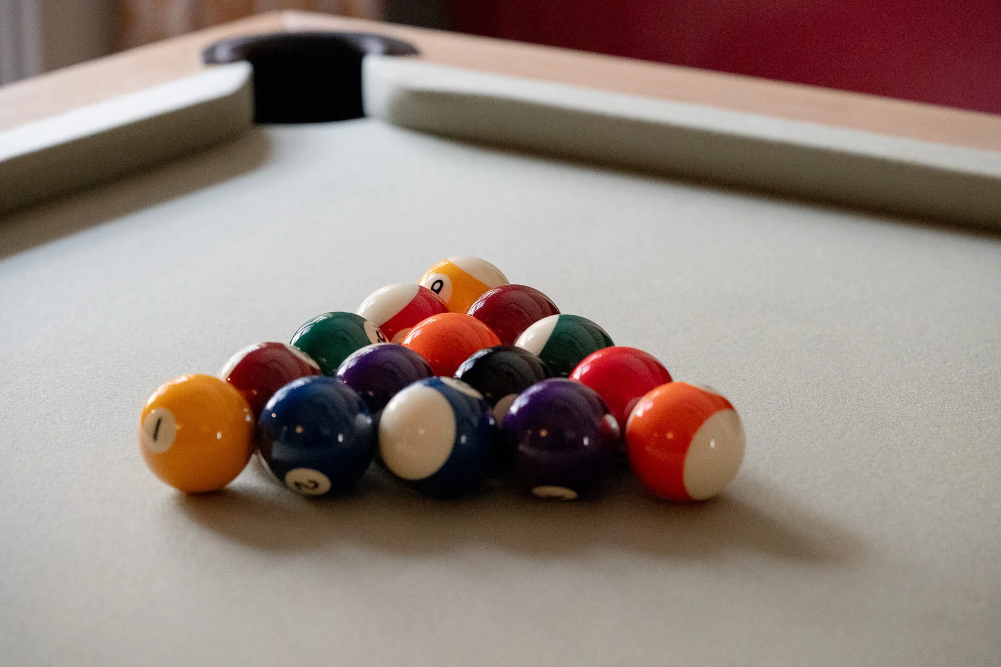 bespoke pool table in luxury holiday home, North Norfolk