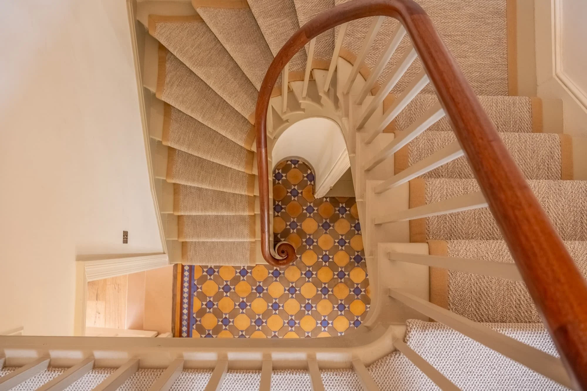 Salt and Hay Property, Chancery House in Wells-next-the-Sea, restored stairs
