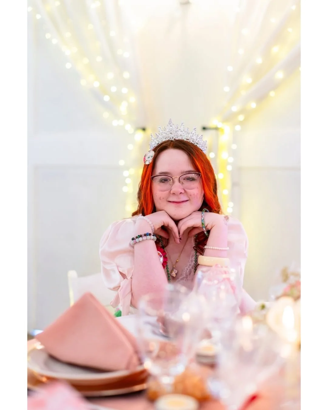 Happy 16th Birthday, Kaydee!!! 🎉💖🎂🎁💫

The most adorable tea party theme for the most adorable Kaydee. 🥹 Her excitement was totally contagious. The cupcakes, the decor, the birthday &lsquo;fit - it was all perfect. It&rsquo;s so nice to have fun
