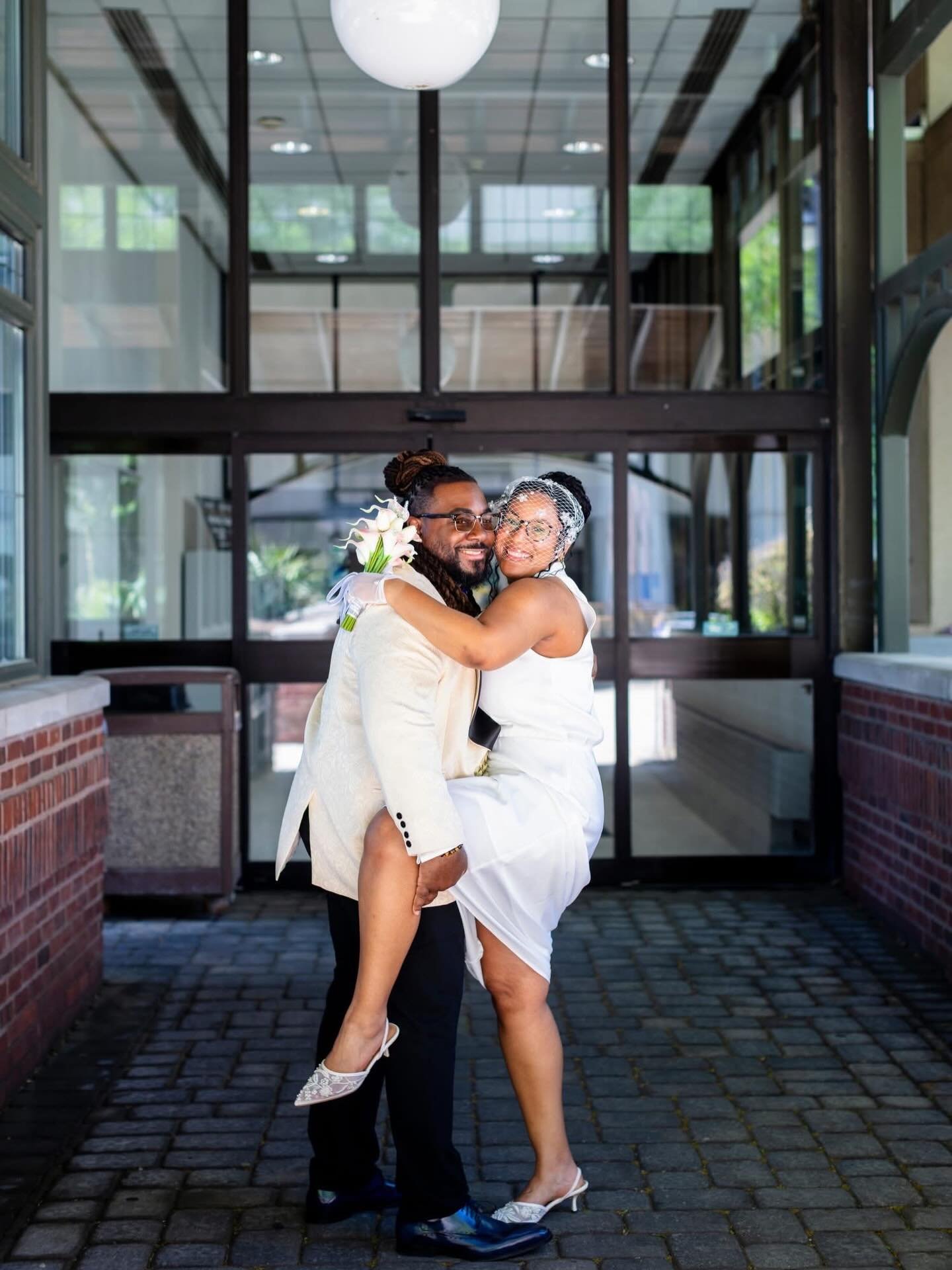 Congrats to Michael &amp; Imani! 💍🎉🥂💖✨

It was such a pleasure to document this special and intimate moment for this beautiful couple! It might have been the hottest day in May with the most direct sunlight, but we still got tons of good shots! I