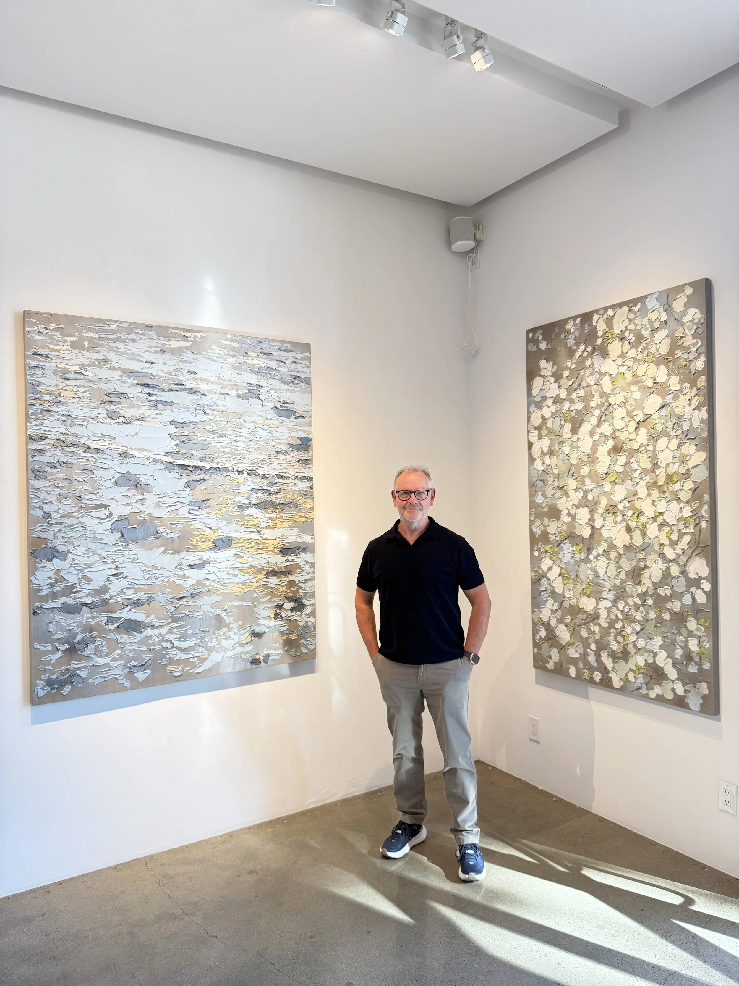 Caldwell Snyder Gallery Montecito 2025. Pictured with 'Flow' and 'Nourish'.jpeg
