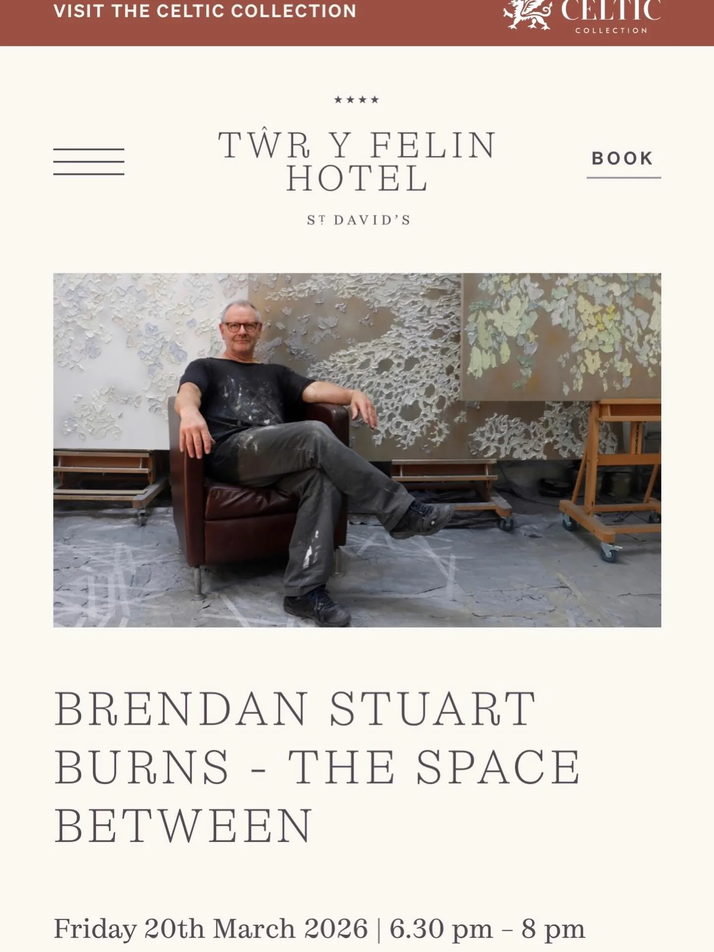 @twryfelinhotel_stdavids #artisttalk #booksigning @lhartbooks LINK TO BOOK PLACES in BIO