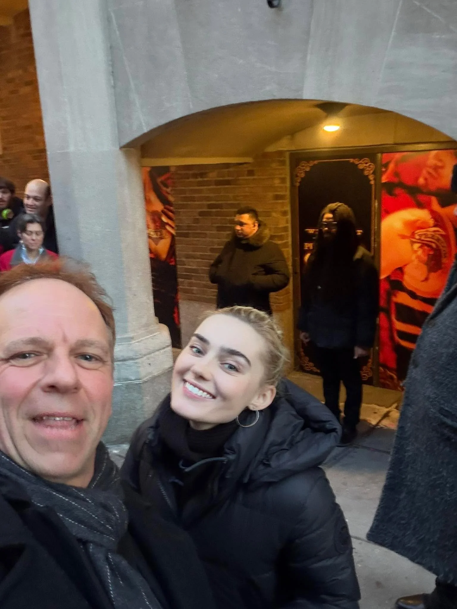 Had such a great experience at Moulin Rouge , meeting some of the actors after the show, and if you can get a seat, even with the limited leg room, up close right or left stage locations are awesome. 
Yes , yes i know, i need to work on the selfie pi