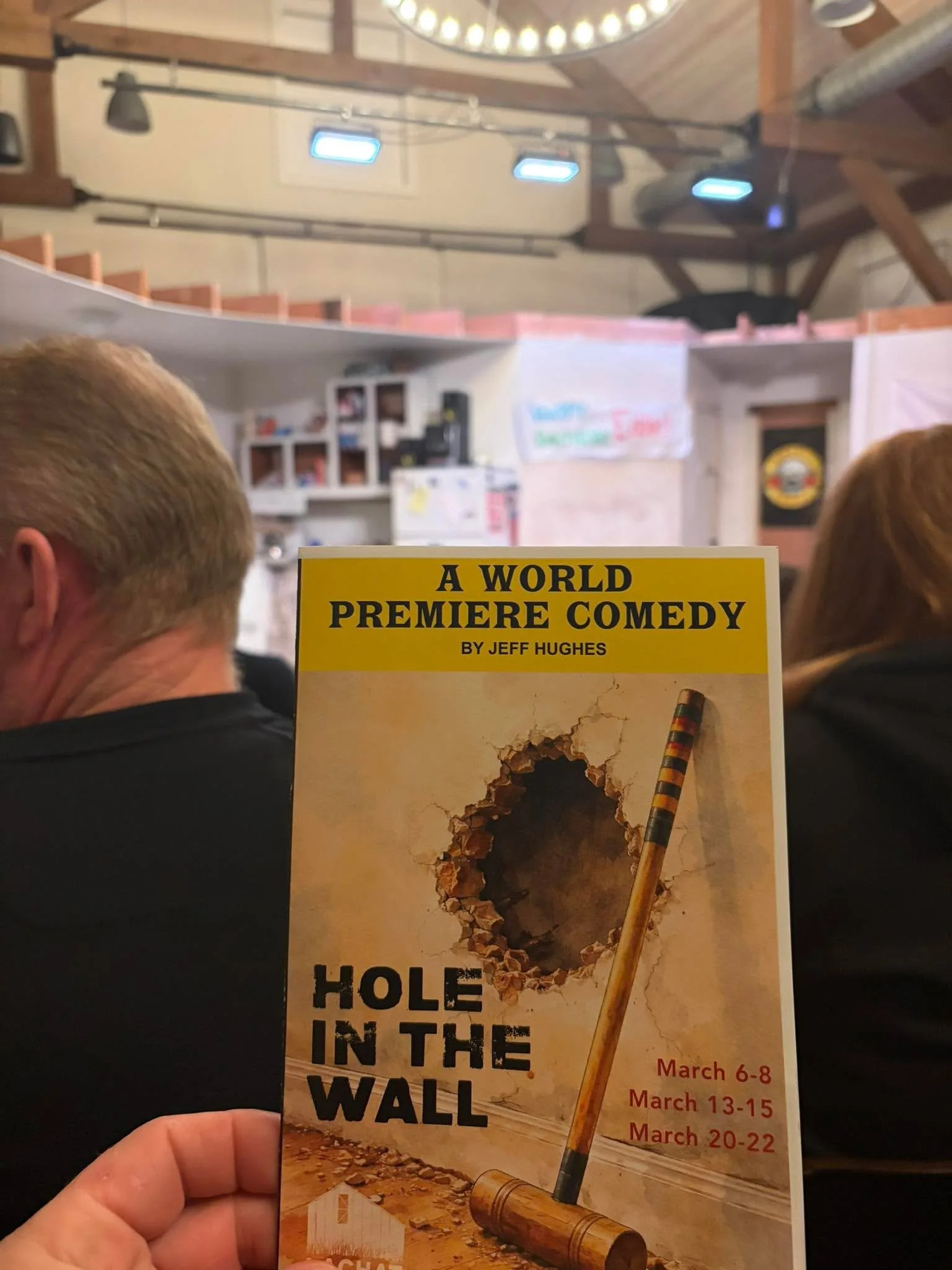 Hey all, came out to weston to see a friend, Lucy Lavely perform in a intriguing premiere of Hole in the Wall at Lachat town farm. It will have a run for the next 2 weekends , hope you can get a chance to see it.