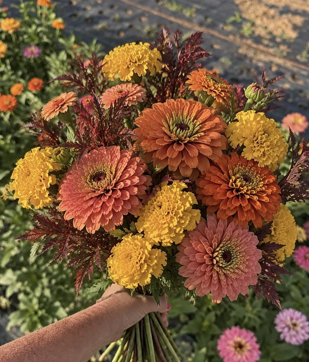 Wrapped Fall Bouquet