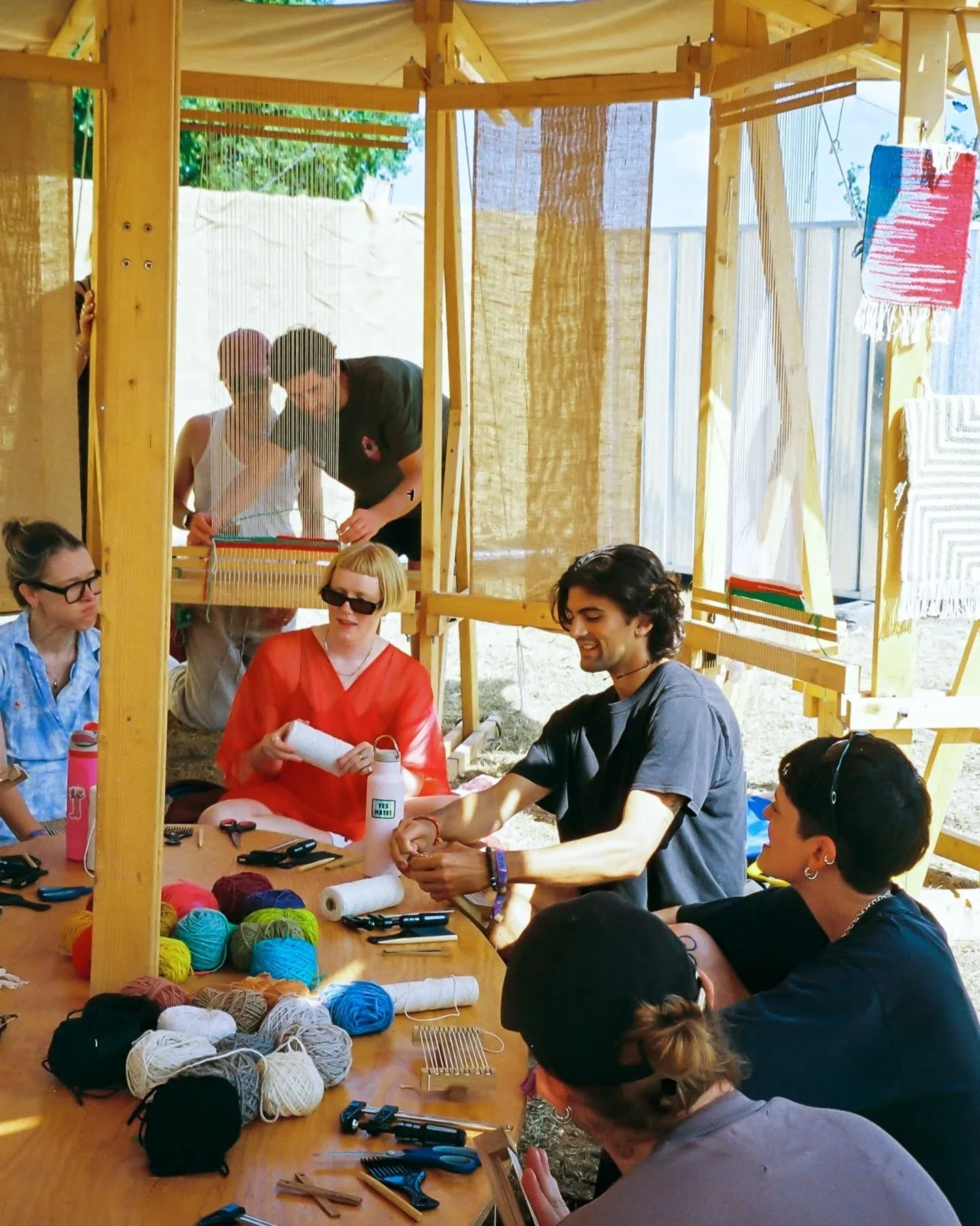 Loom Room X Green Man &lsquo;25

We had a great time hosting weaving workshops at @greenmanfest this year! 

Across the weekend, we ran both tapestry weaving sessions with @studiosarakelly and a communal weaving fundraiser in support of the @thesamee