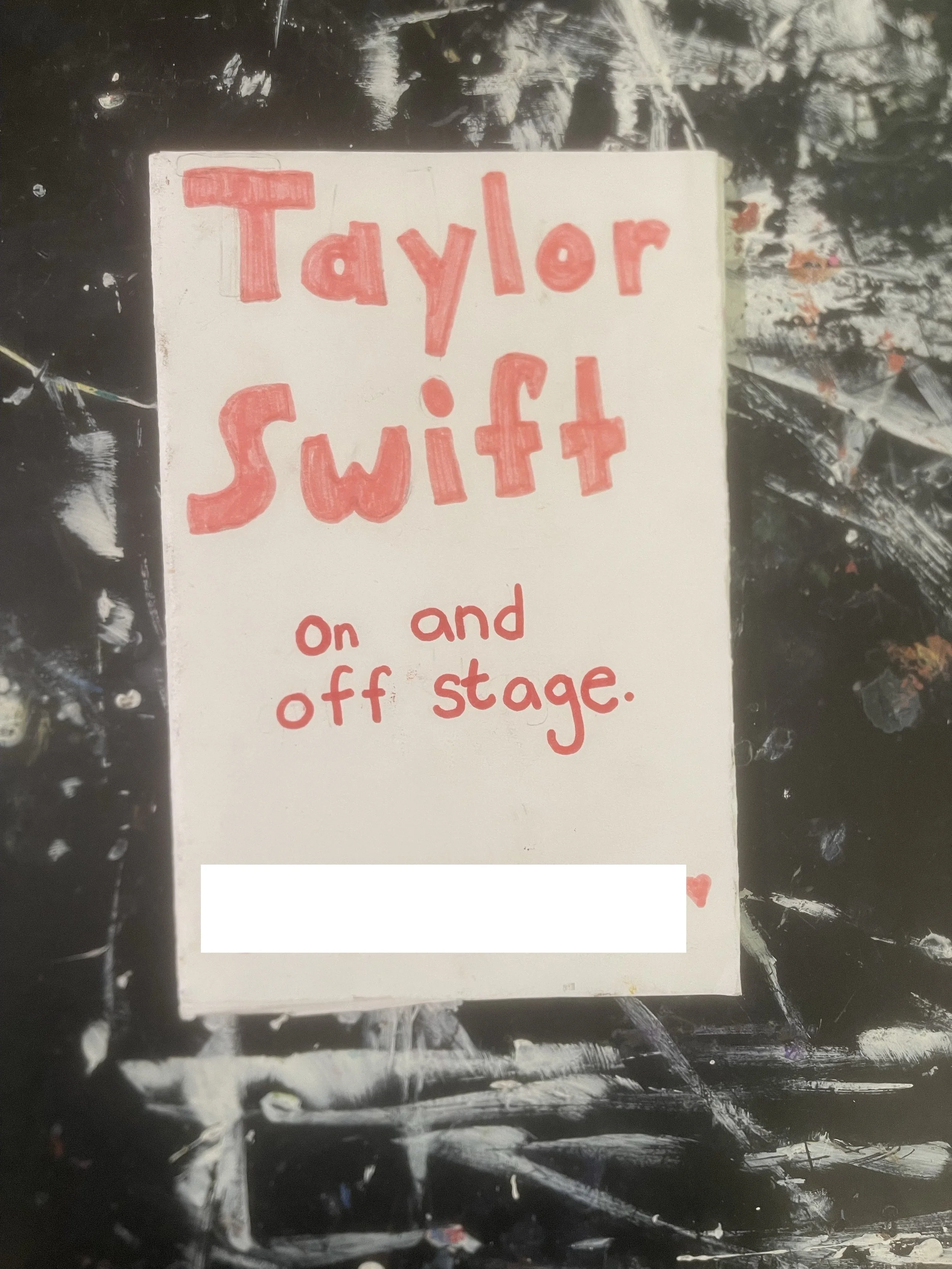 Taylor Swift: On and Off Stage Zine