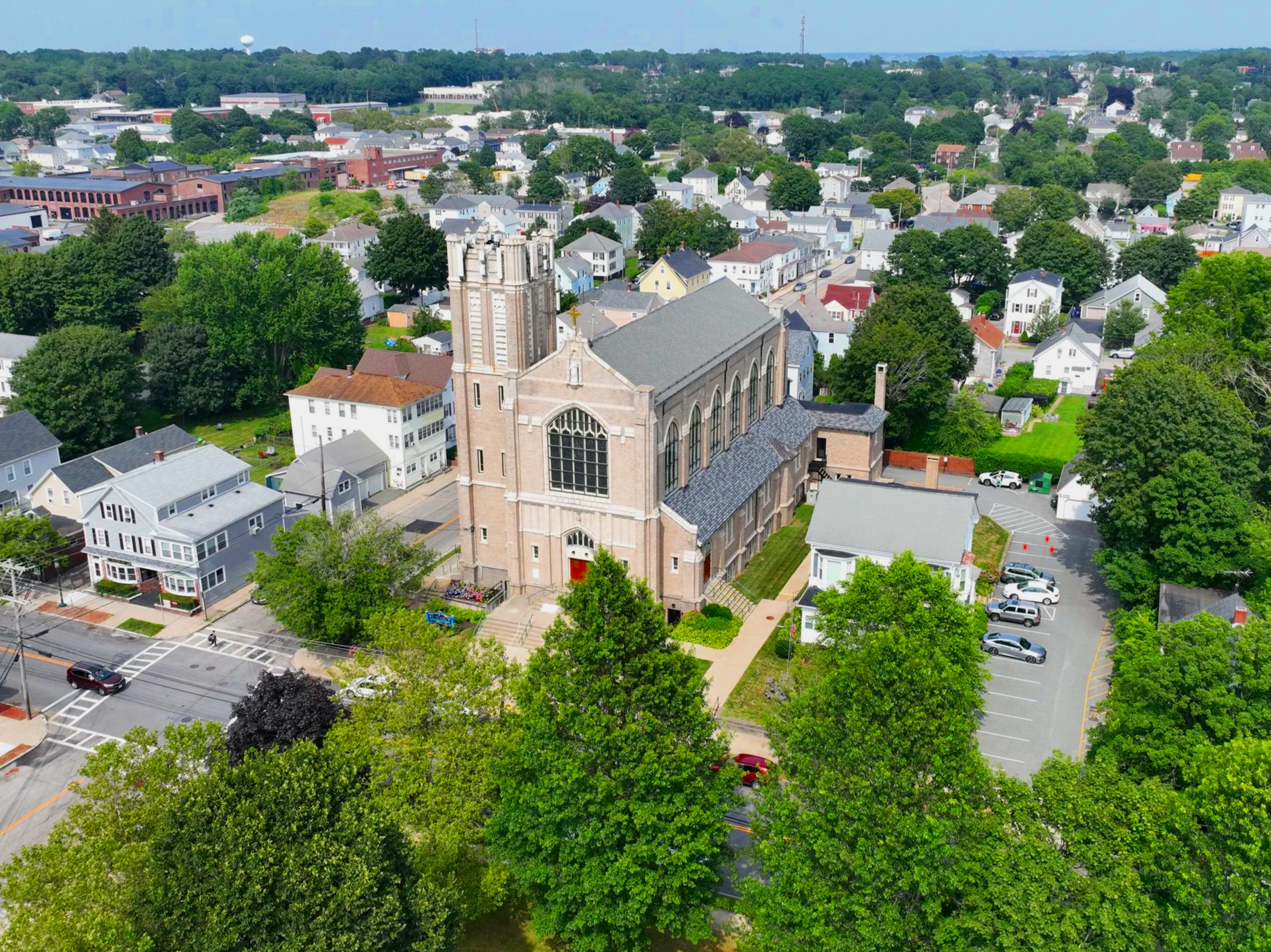 Flyover shoot for ExploreBristolRI.com