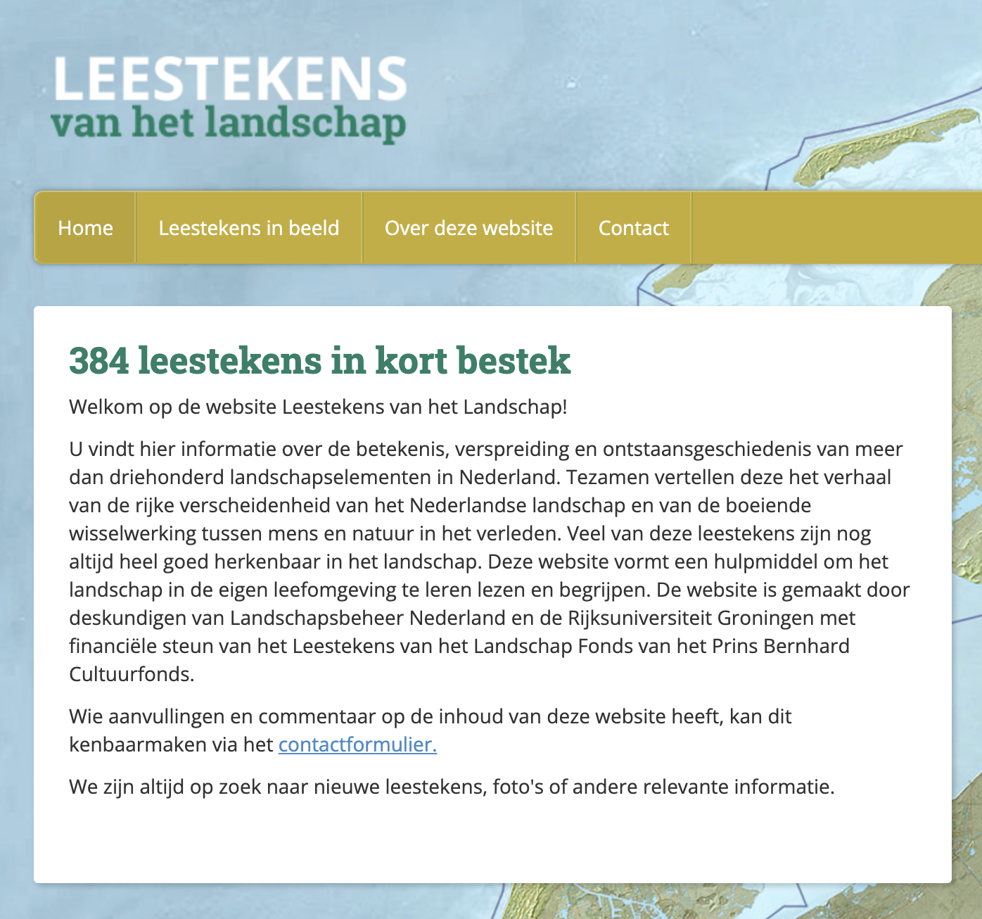 384 leestekens in kort bestek