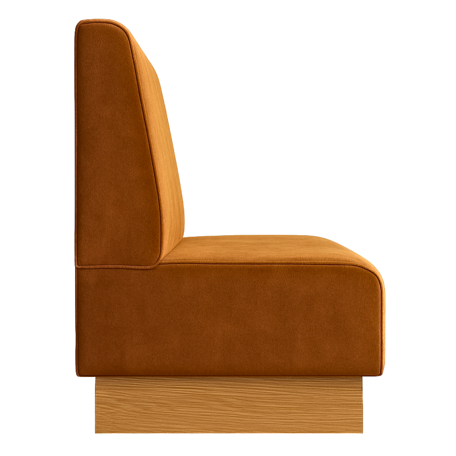 Smooth Back Banquette Side | Plinth Base.png