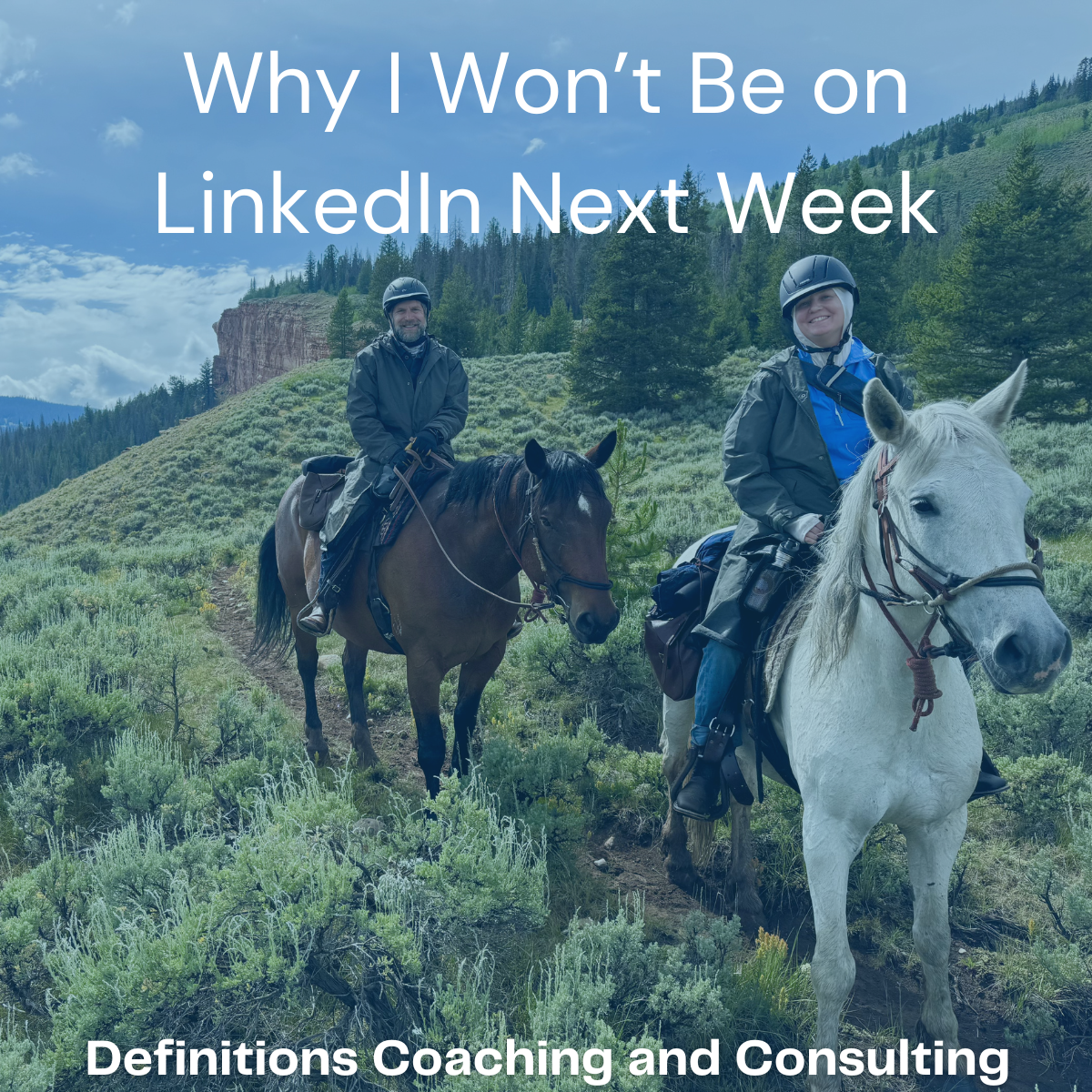 Why I Won't Be on LinkedIn Next Week