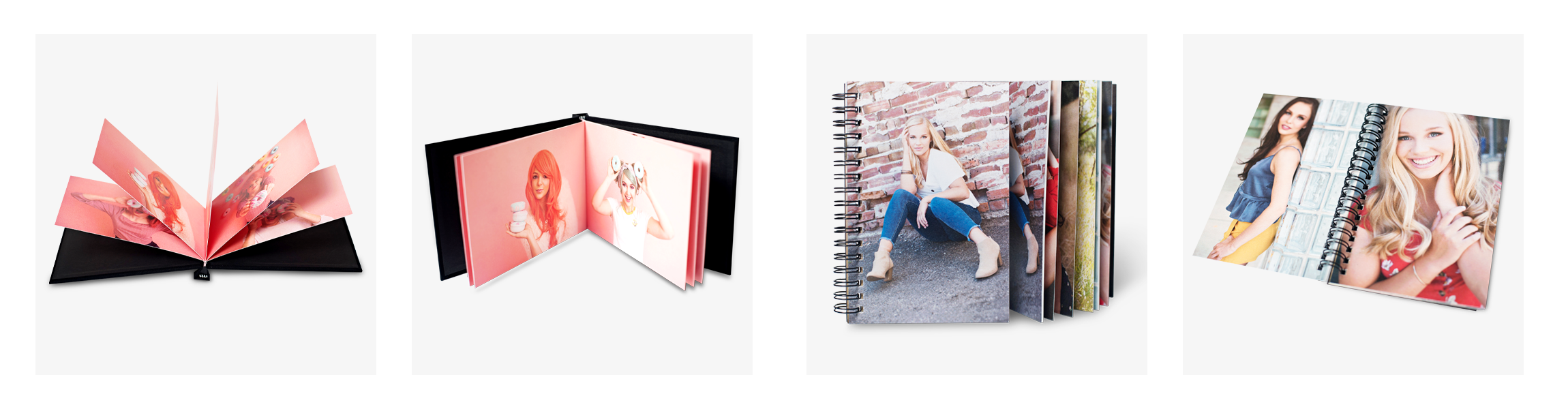 NEW PRESS PRINT SPIRAL BOUND PHOTO BOOKS, LINEN BOOKS &amp; CALENDARS   