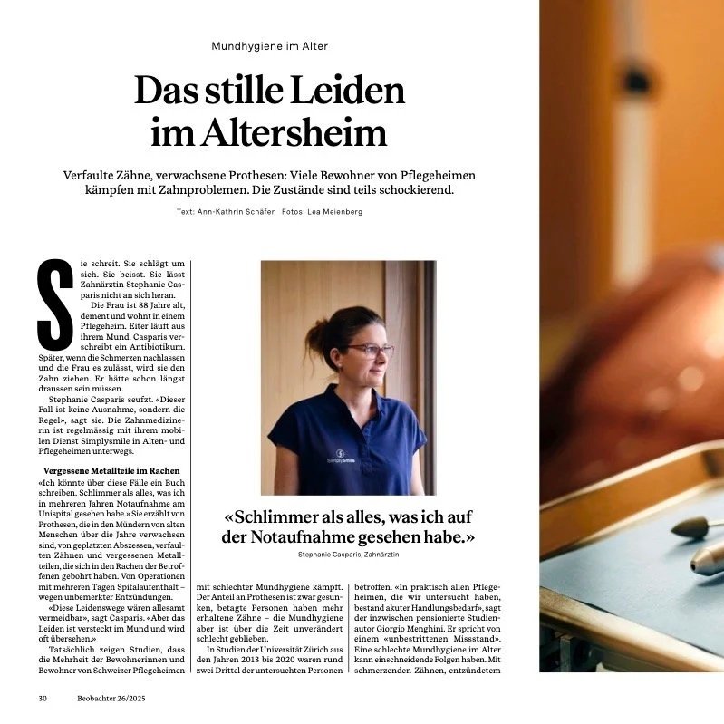 Beobachter: Die vergessenen Münder der Alten