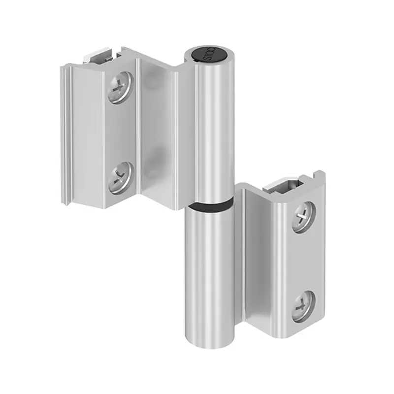 Bisagra 3ª hoja carina derecha / izquierda tercera hoja automontable para ventanas de canal europeo