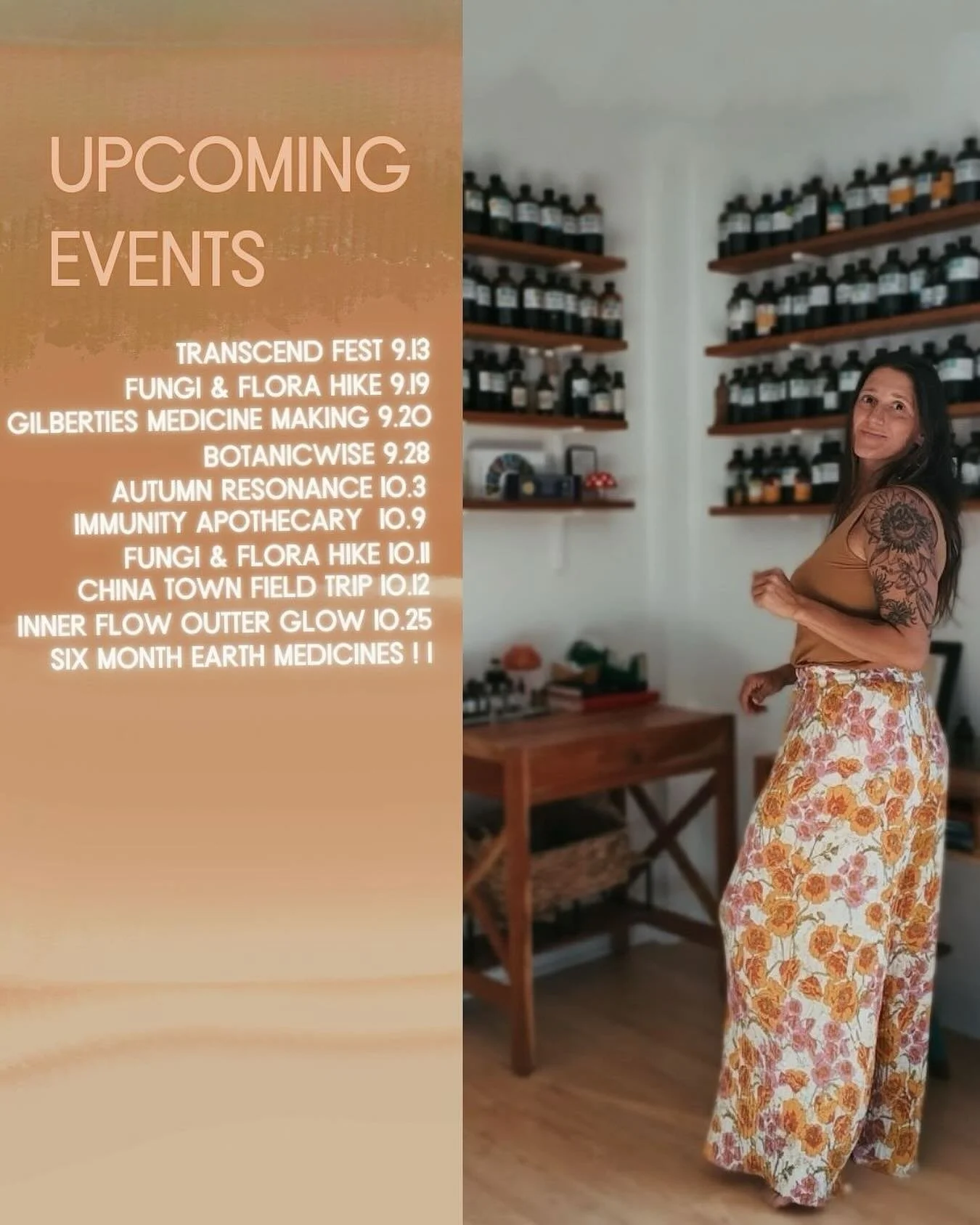 Dr Chim has oodles of sweet events lined up for this fall! Find more details on our website or shoot us a message if you&rsquo;ve got questions or wanna join 
🌞🍁🍄&zwj;🟫🙏 ✨

#changeofseasons #fallFUNgi #connecticut #naturalist #getoutside #happyh