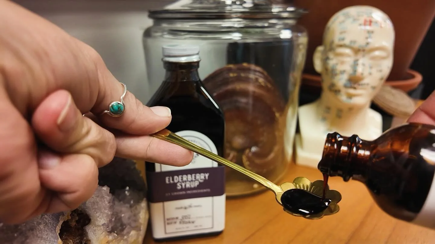 Something so nostalgic and delightful happens when you pour out a spoonful of good medicine for yourself or your loved ones 💜🥄✨ We now carry this super yummy, super local elderberry syrup from @herbal_deva. Made right here in Connecticut! #shoploca