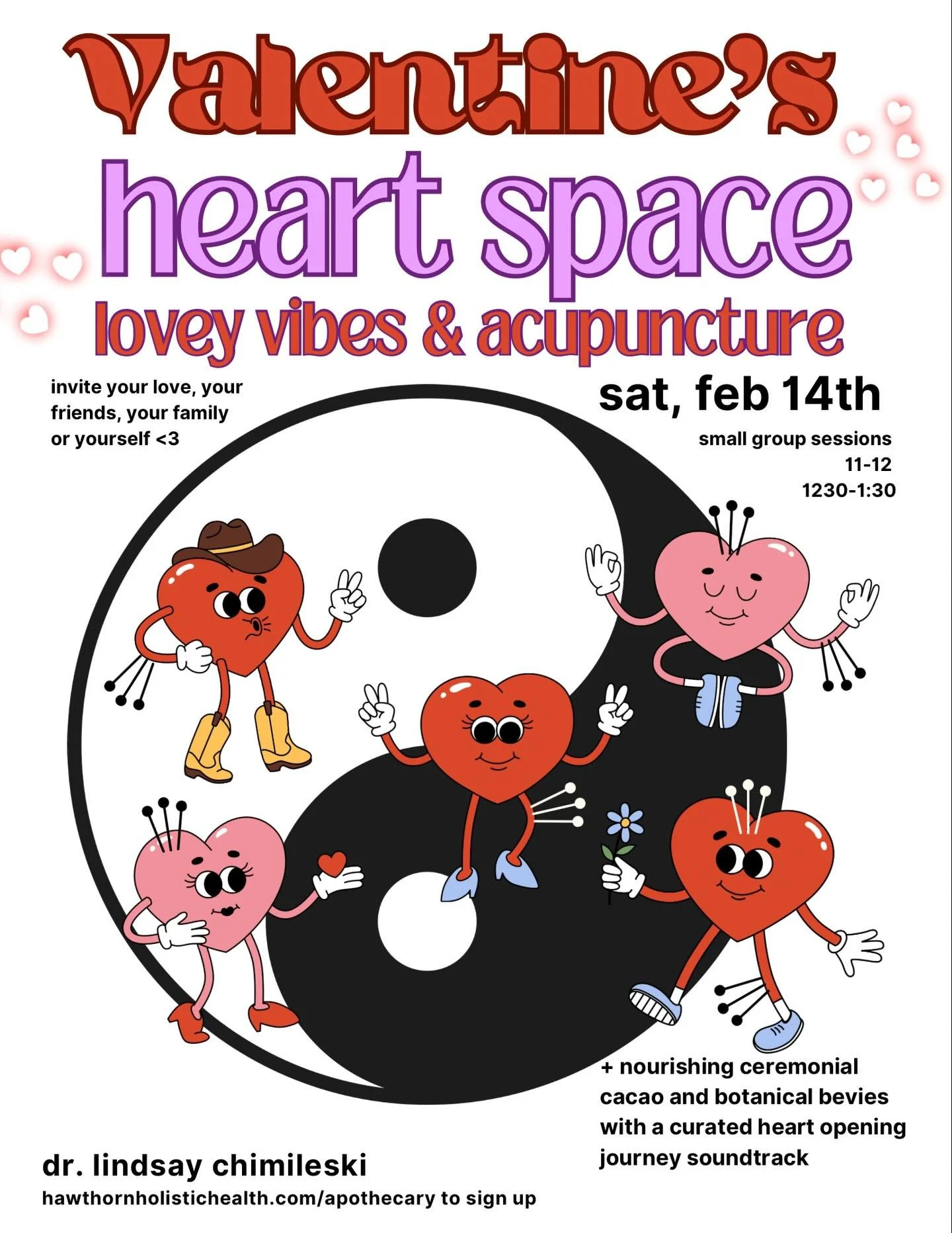 Your VALENTINES 💌 invitation❣️ heart space acupuncture &amp; cacao 💝☺️ share these punny valentines to invite your loved one ✨

The Heart is understood as the home of the Shen&mdash;our spirit, awareness, emotional presence, and capacity for connec