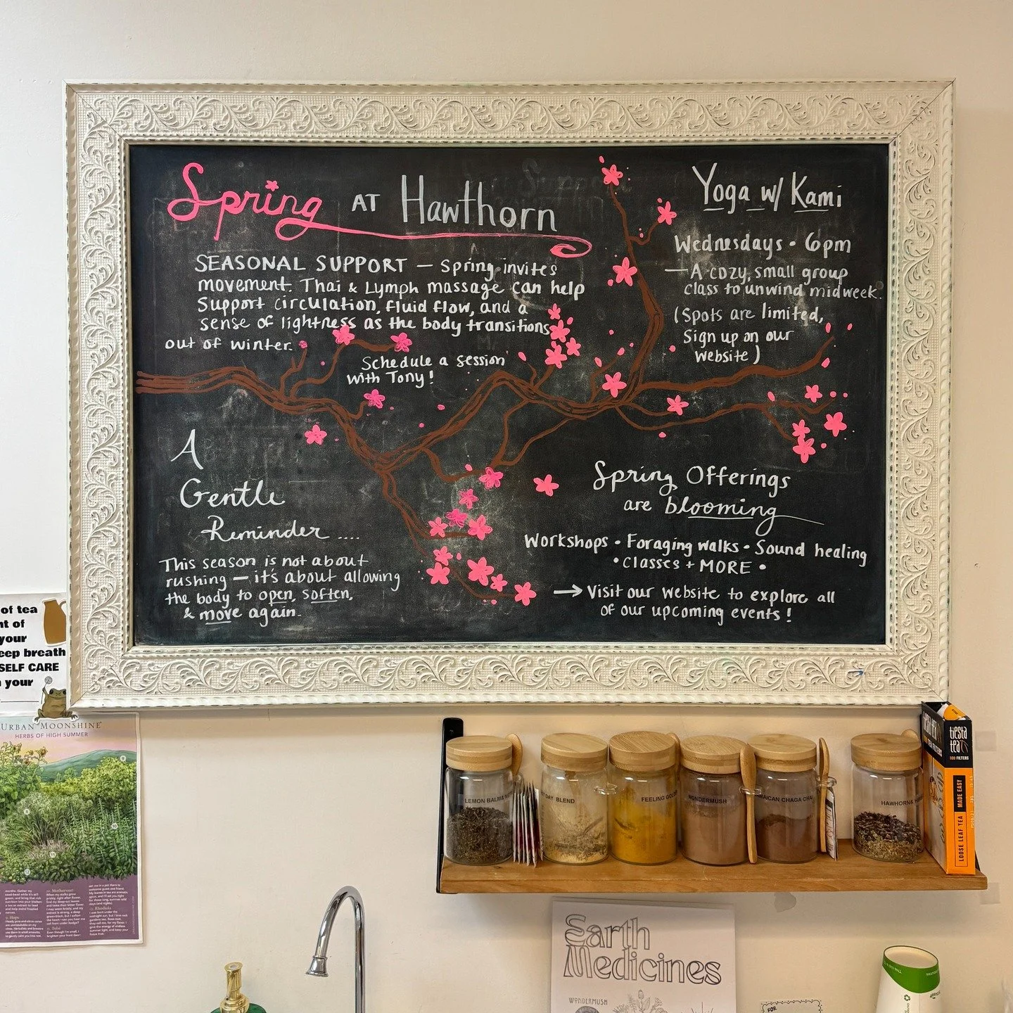 Spring cherry blossom board updates 🌱🌷🌸