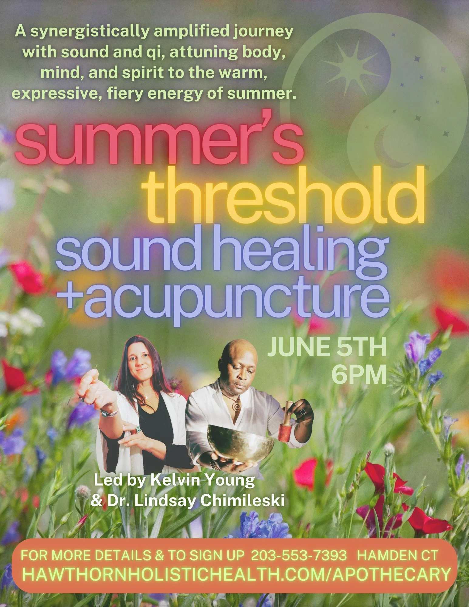 Join us on June 5th at 6pm for another beloved sound healing + acu session with Kelvin. 

These events sell out fast, so snag your tickets right away if you are
feeling in need of a body, mind, and spirit tune up 💫