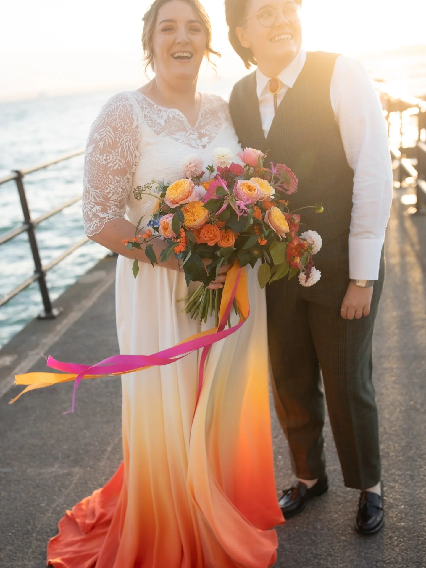 Buzzing to be newly recommended at the stunning and unique @square.tower.oldportsmouth down in Portsmouth 🔥 Can&rsquo;t wait to get back there after Vicky &amp; Lauren&rsquo;s vibrant stunner last autumn! 

//

@square.tower.oldportsmouth 
@hobnob94