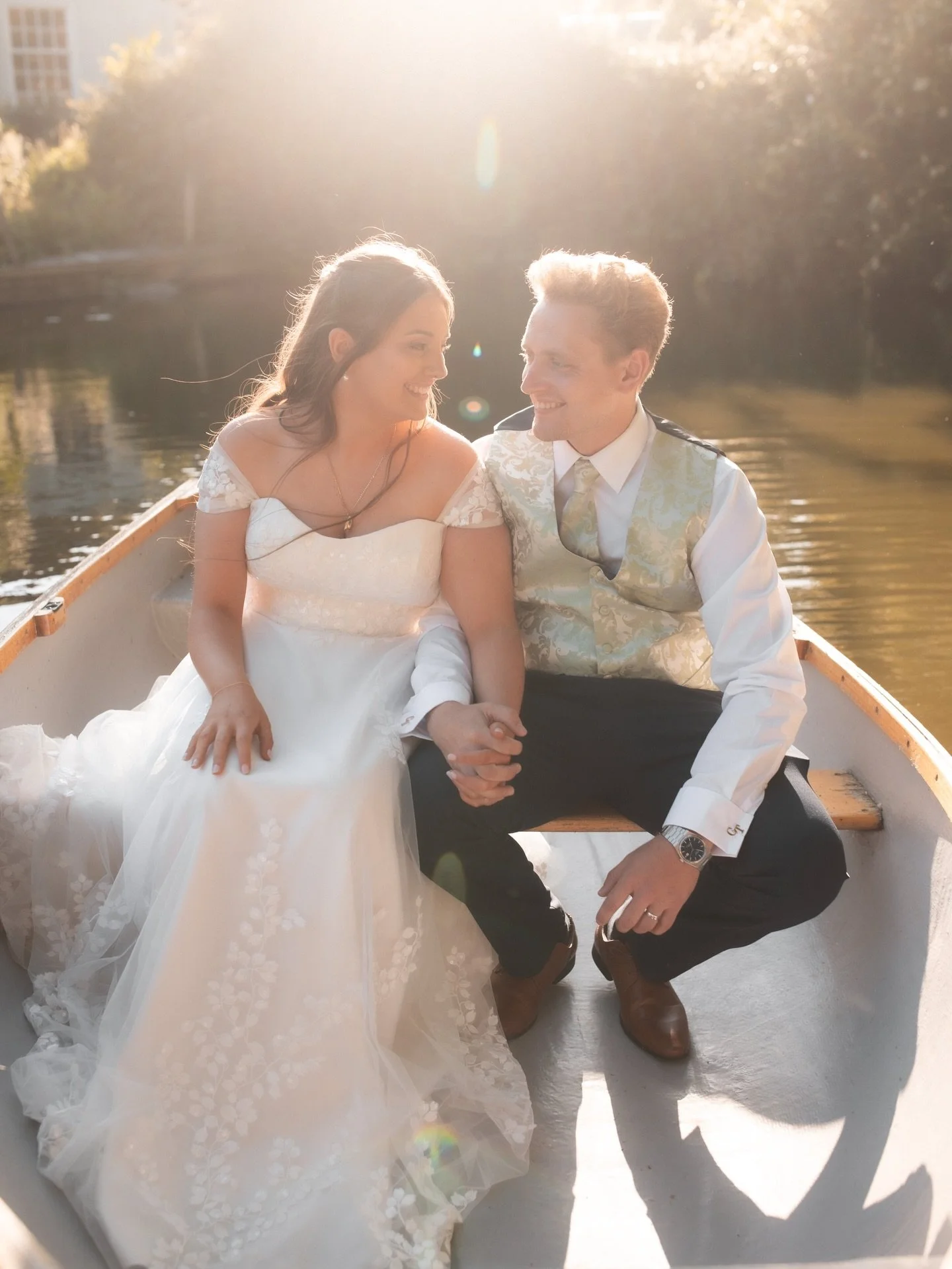 Chloe &amp; Charlie at @eastmerseahall 💥

What an epic day with these two. Beautiful sunshine. A surprise groomsman. Boating on the lake. All ages on the dance-floor. A little pre-ceremony message. Surprise fireworks. Machine gun sounds on the mic. 