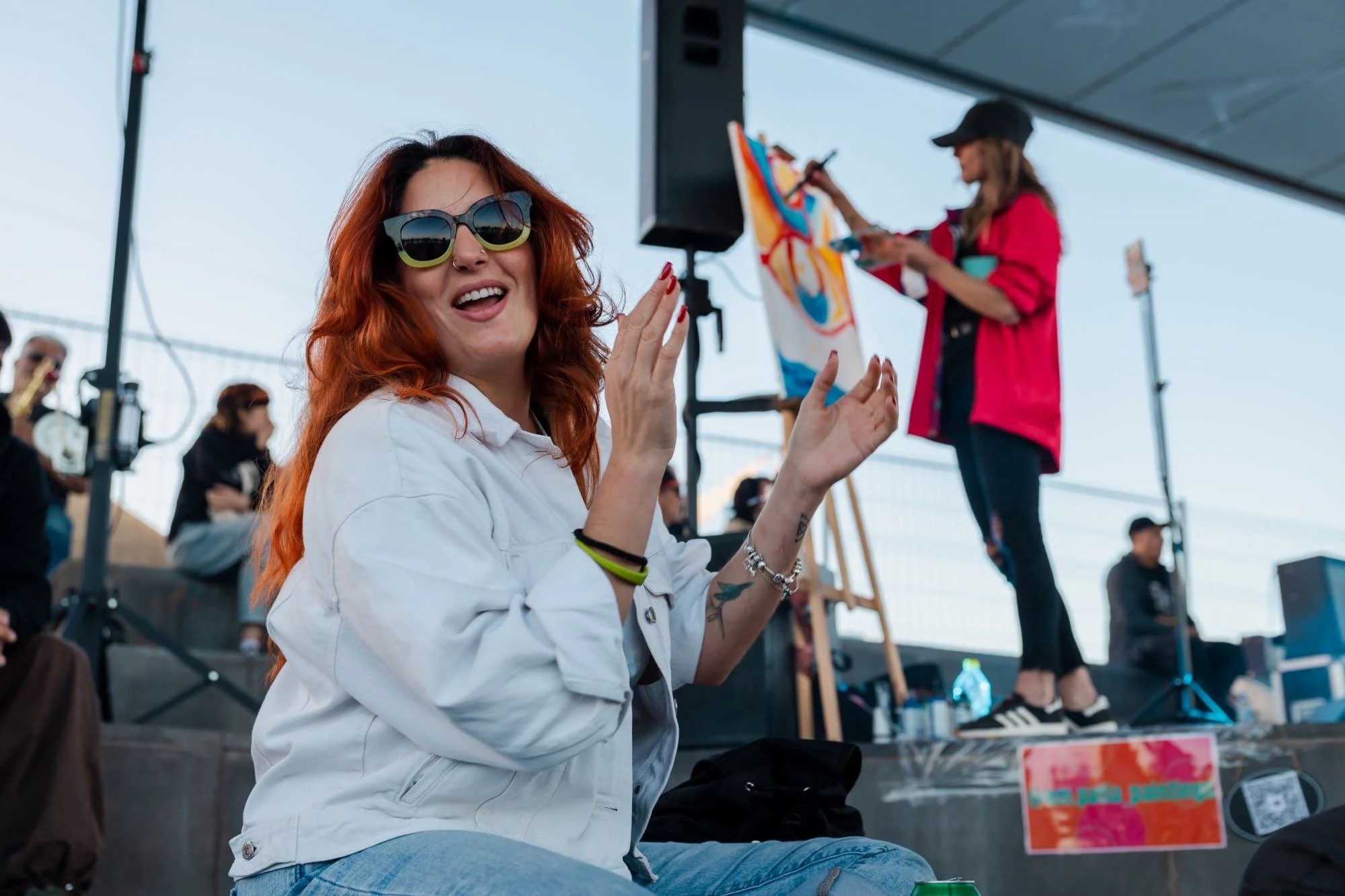'Jam en la Plaza' Season 1 con artista plástica Empatia d efondo. Yolanda Melián..jpg