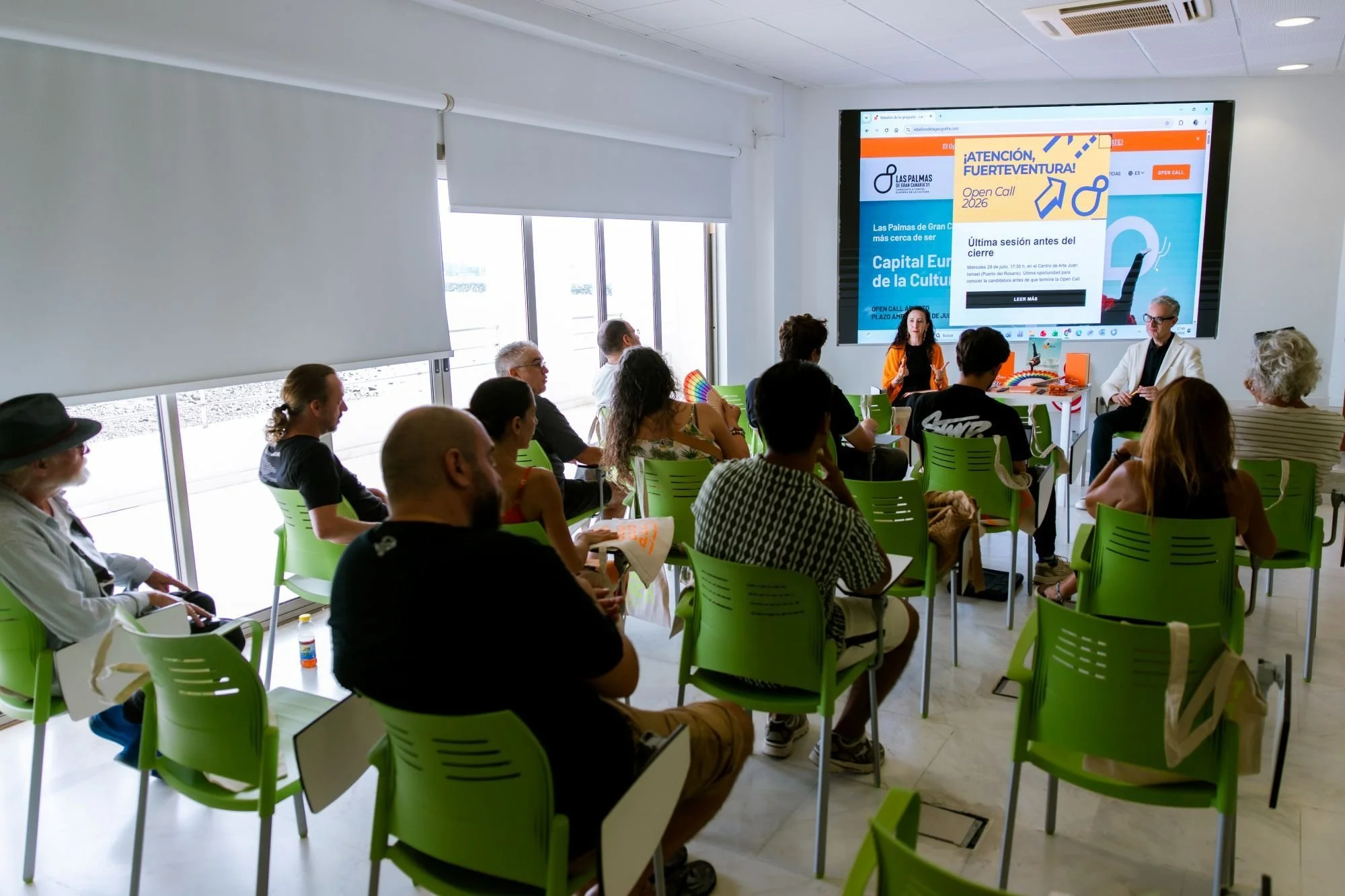 Numerosos asistentes a la última sesión informativa de la candidatura LPGC'31 en Fuerteventura