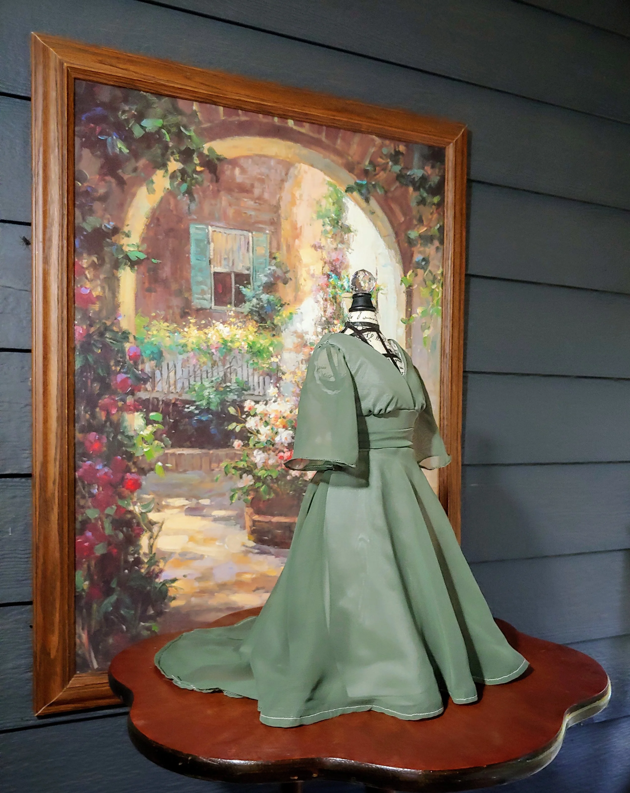 Preparation Meets Inspiration: The Scrappy Green Dress