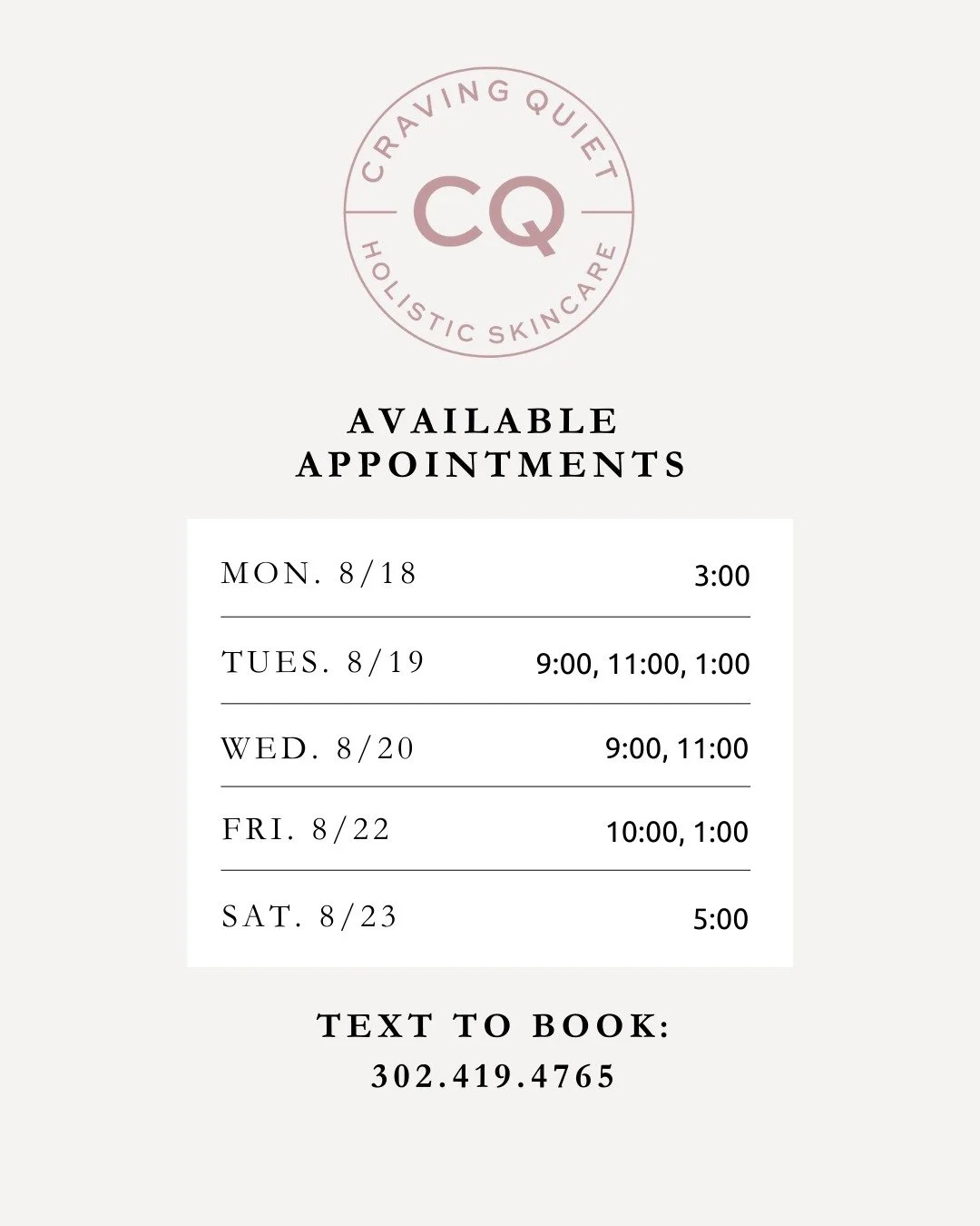 How well have you been treating your skin this summer? Did you wash off that SPF every night... better yet, did you even wear that SPF?! 
August appointments are coming to a close! *I may open a few spots over Labor day weekend - stay tuned - but ot