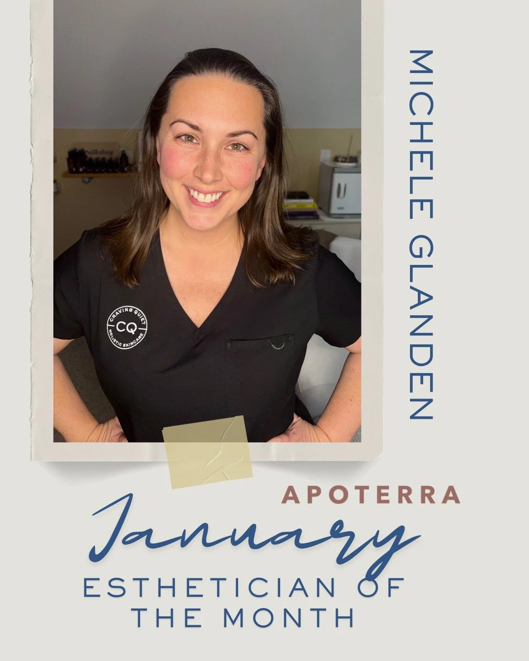 I'm starting this year off in such an incredible way by announcing that @apoterra has asked to feature ME as their January 'Esthetician of the Month'!

So, what does this mean for YOU... well, you may see me pop up on their socials, there's a fun pro
