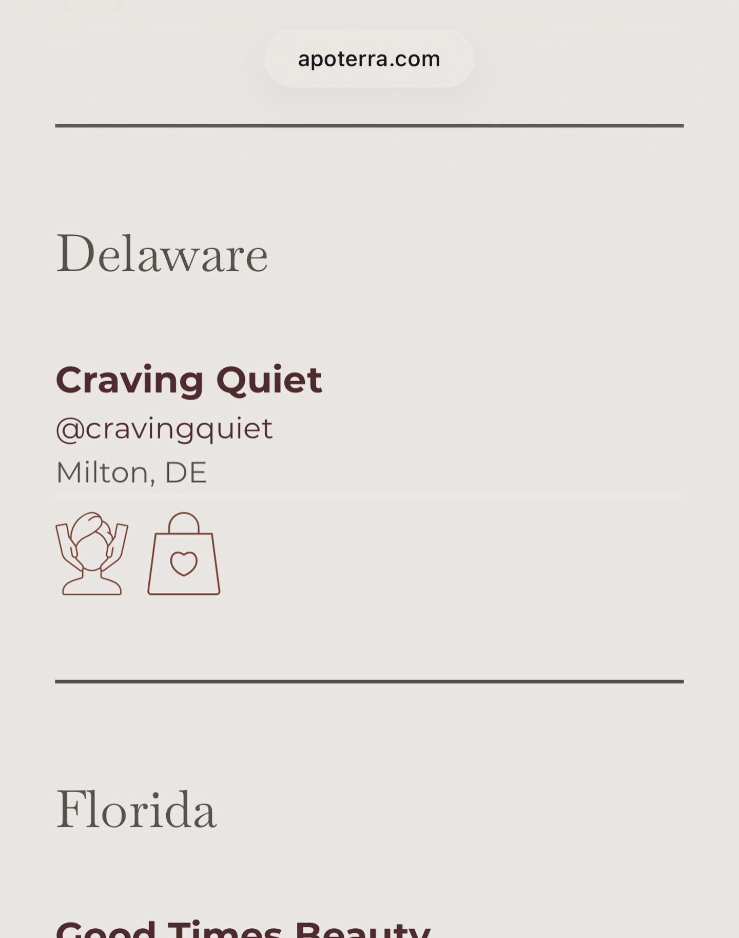 Fun fact. I&rsquo;m currently the only esthetician in the state of Delaware partnering with @apoterra &hellip;feels a little exclusive! 😉

I chose Apoterra for their thoughtful approach to skincare: blending nutrient-rich botanicals with proven acti