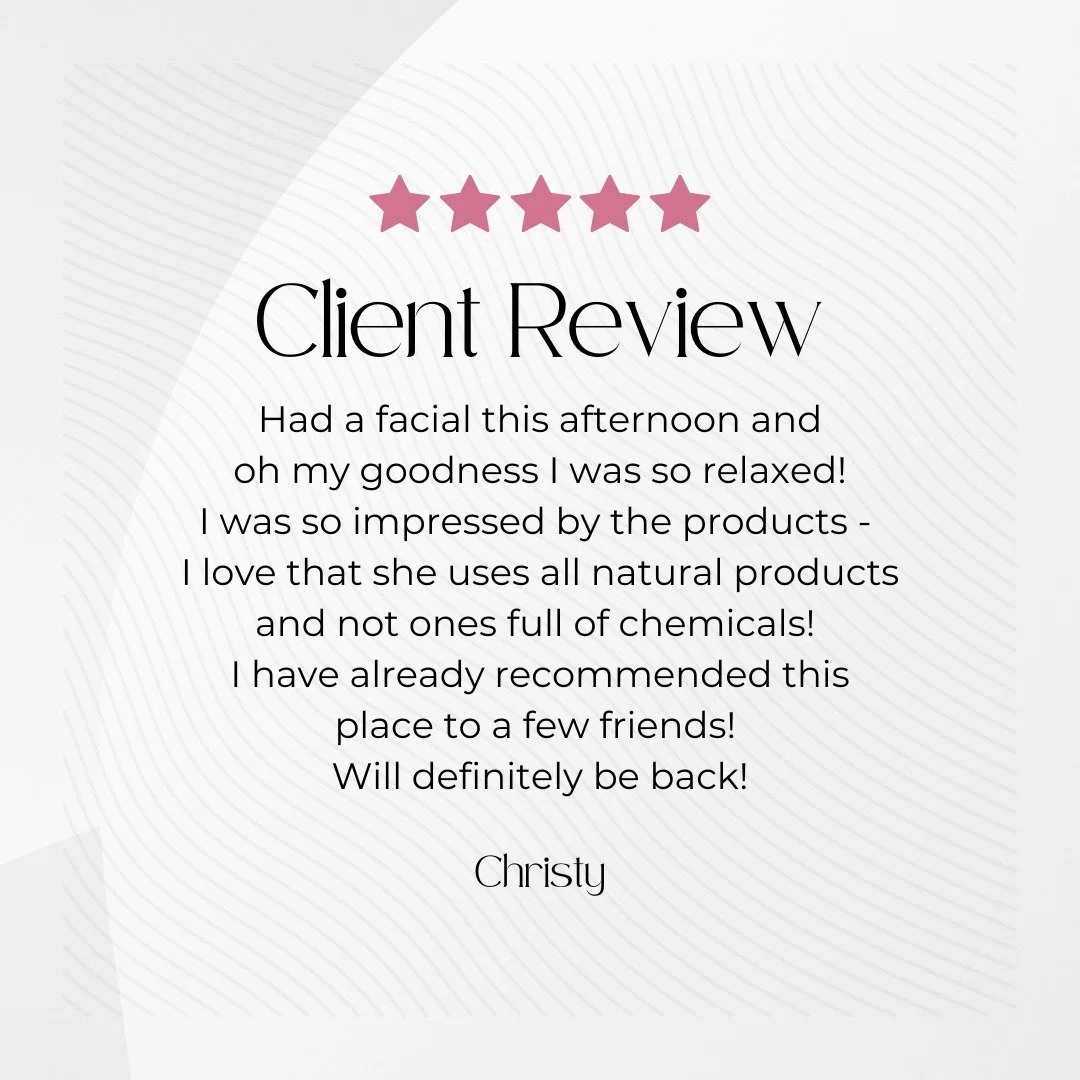 Thanks, @christywharton13 - I&rsquo;m so glad you felt relaxed, that&rsquo;s always the goal. It means a lot that you noticed and appreciated the products I use, and I&rsquo;m so grateful you&rsquo;ve already shared the love. Can&rsquo;t wait to have