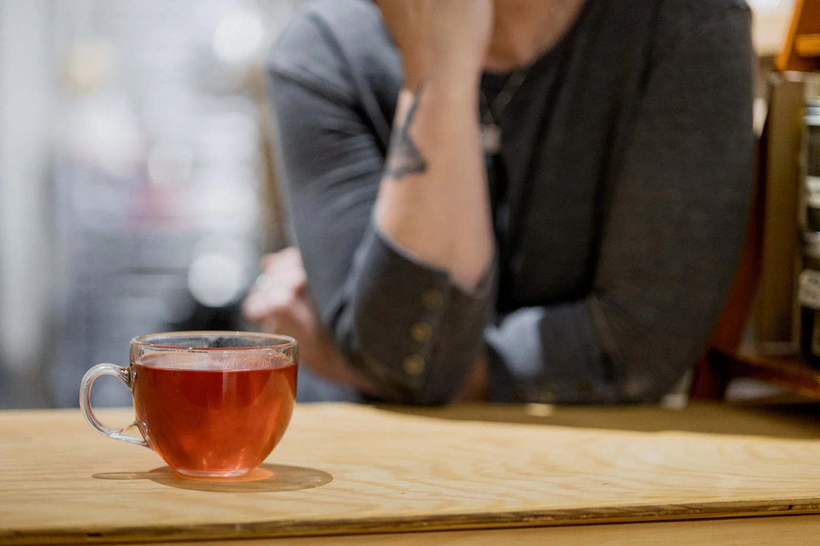 A tea bar and a back story