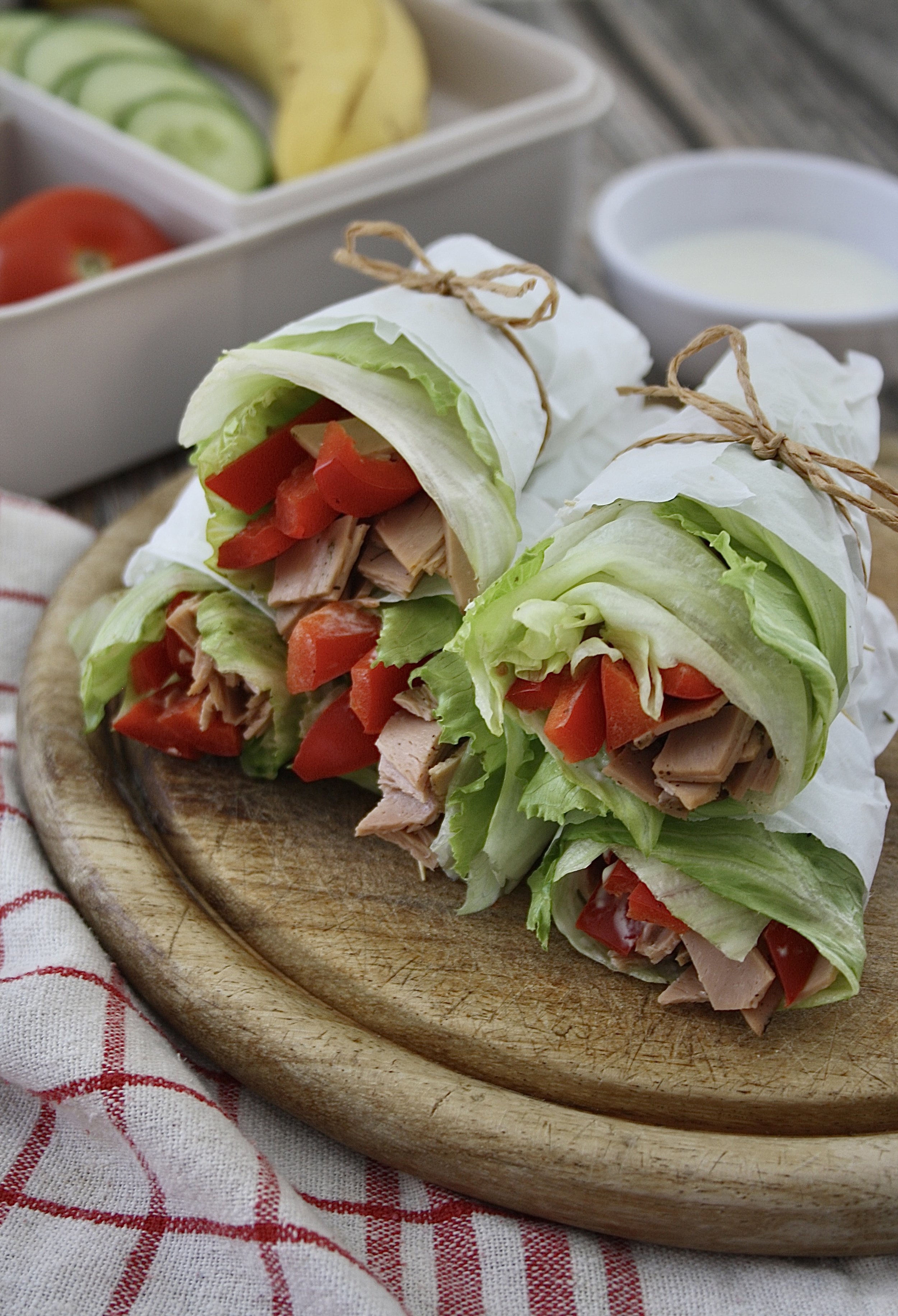 Salat-Wraps mit LEKKA