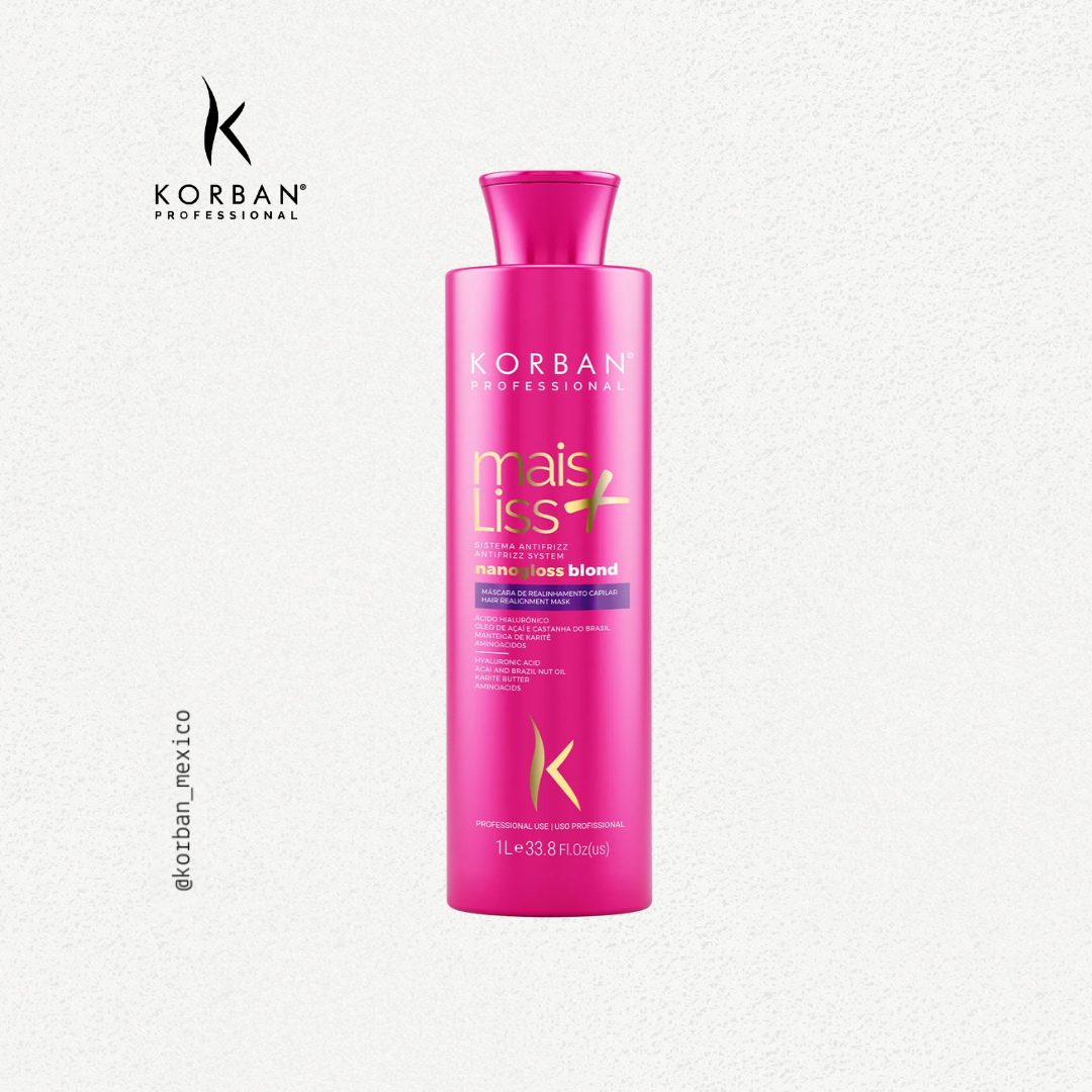 Nanogloss Blond | Tratamiento Antifrizz para Cabello Rubio